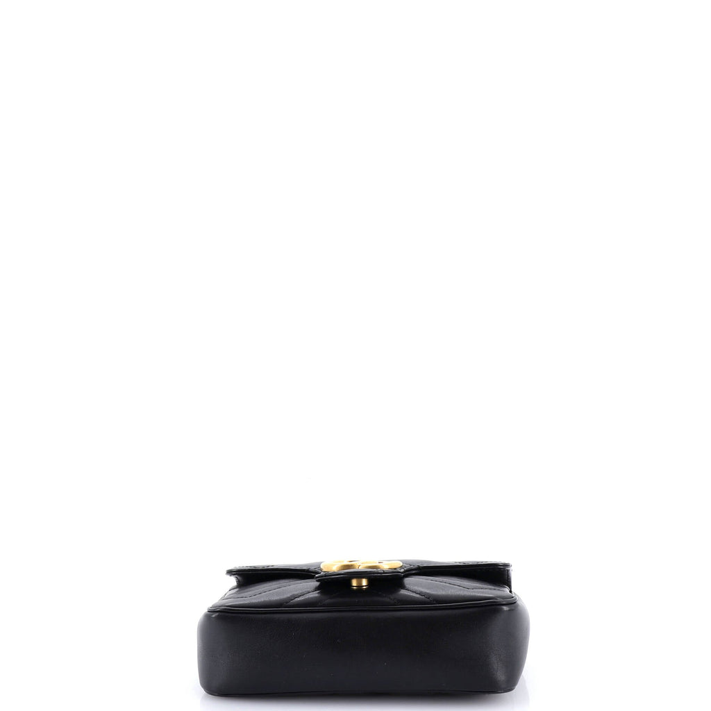 GG Marmont Flap Bag Matelasse Leather Super Mini