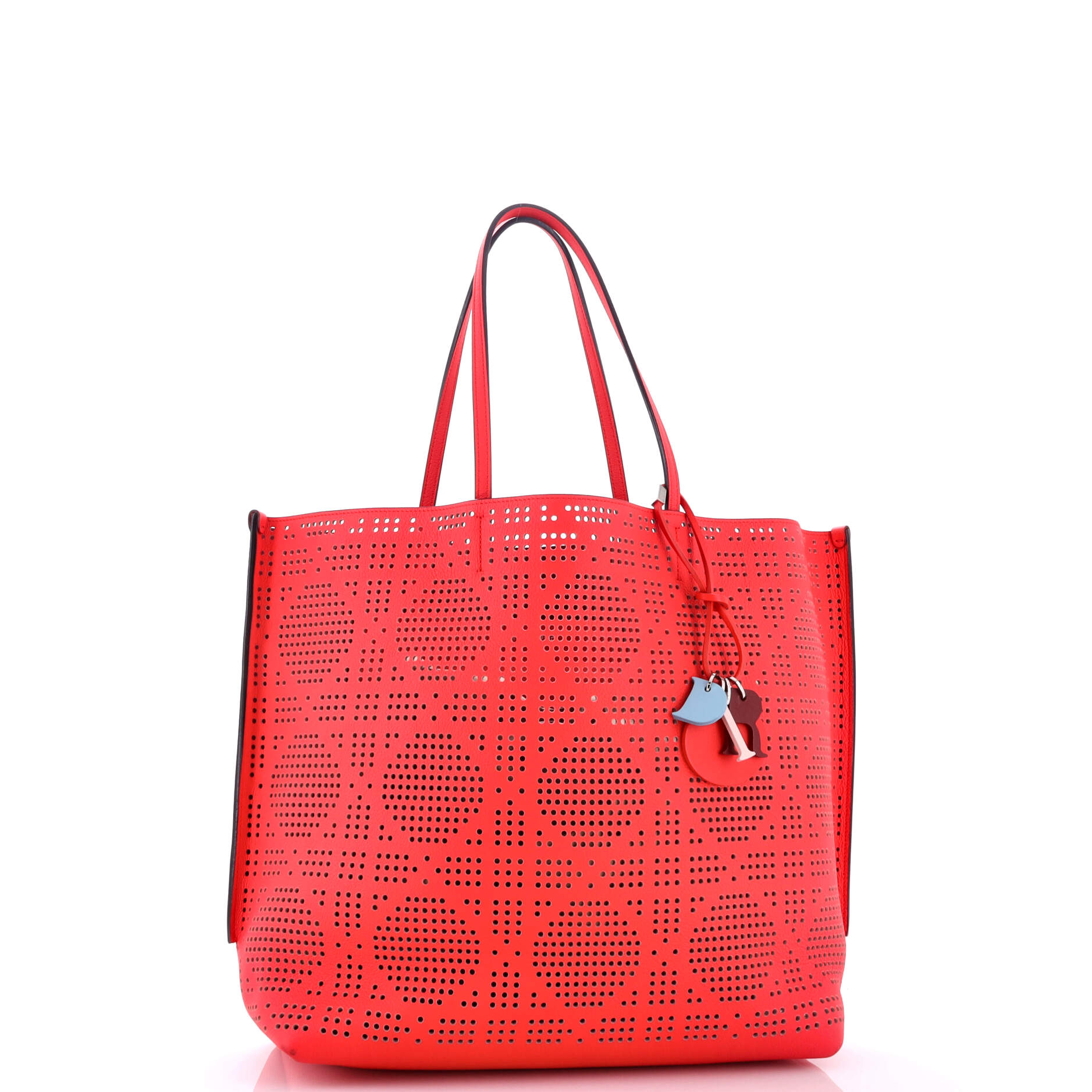 Dioriva Tote Perforated Leather