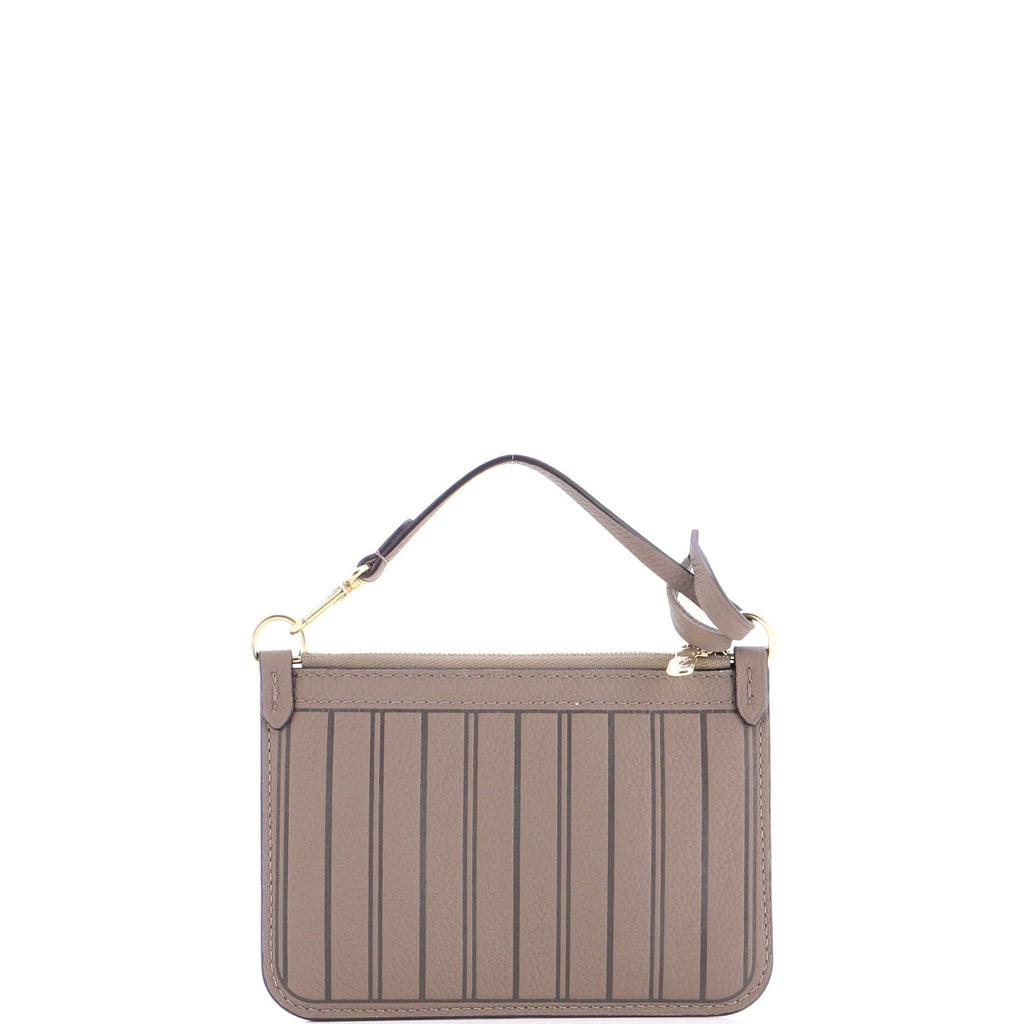 Neverfull Pochette Inside Out Embossed Leather BB