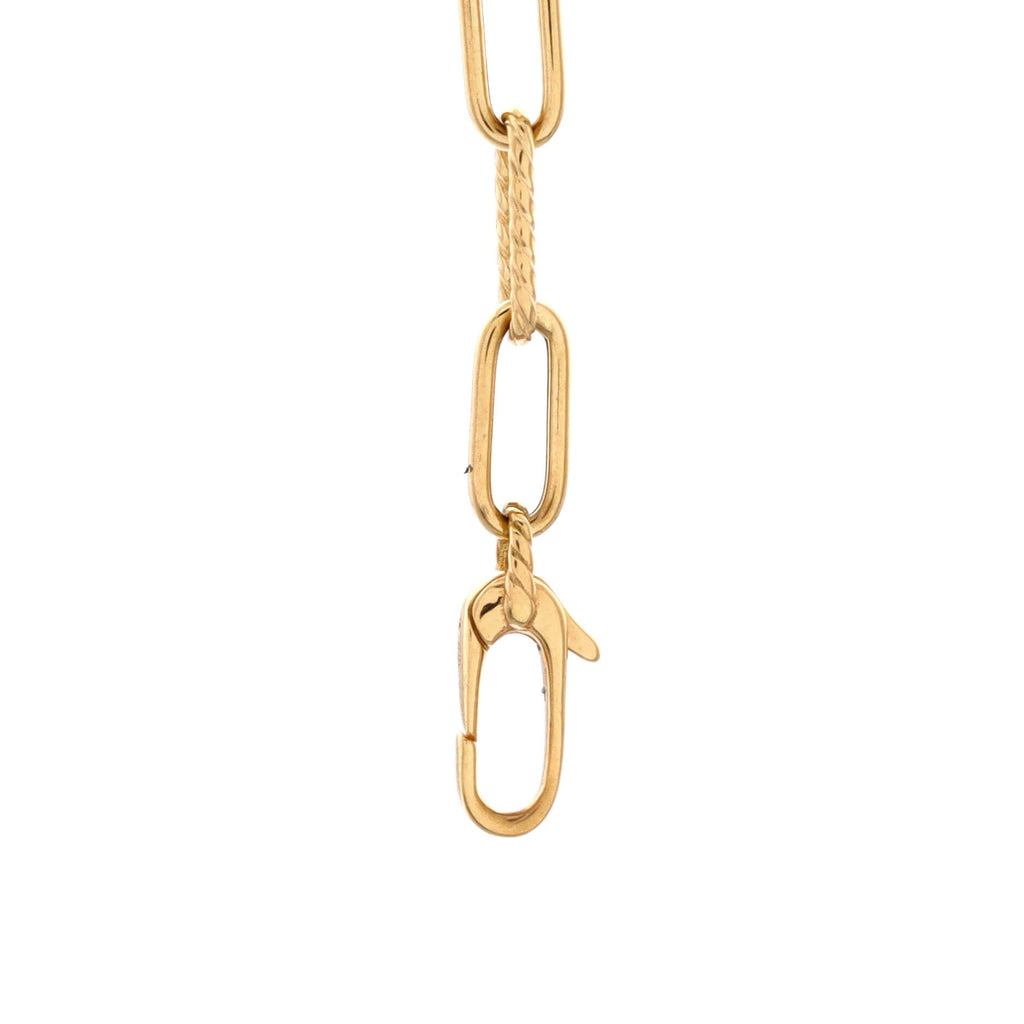 Madison Chain Link Bracelet 18K Yellow Gold 4mm