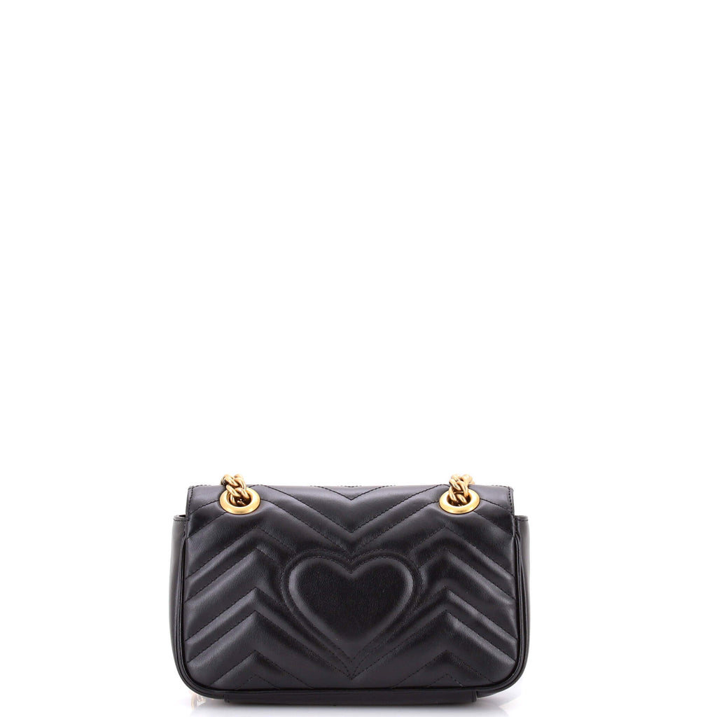 GG Marmont Flap Bag Matelasse Leather Small