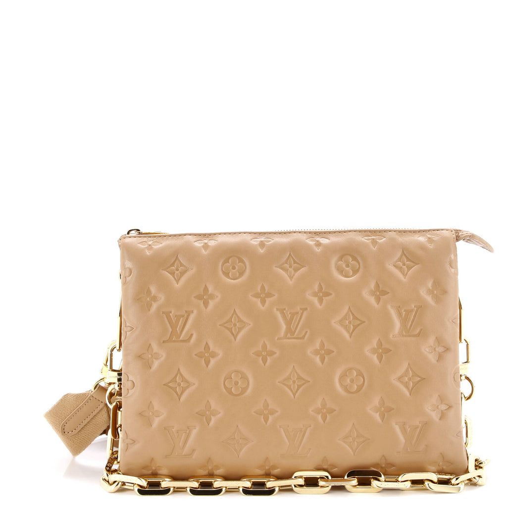 Coussin Bag Monogram Embossed Lambskin PM