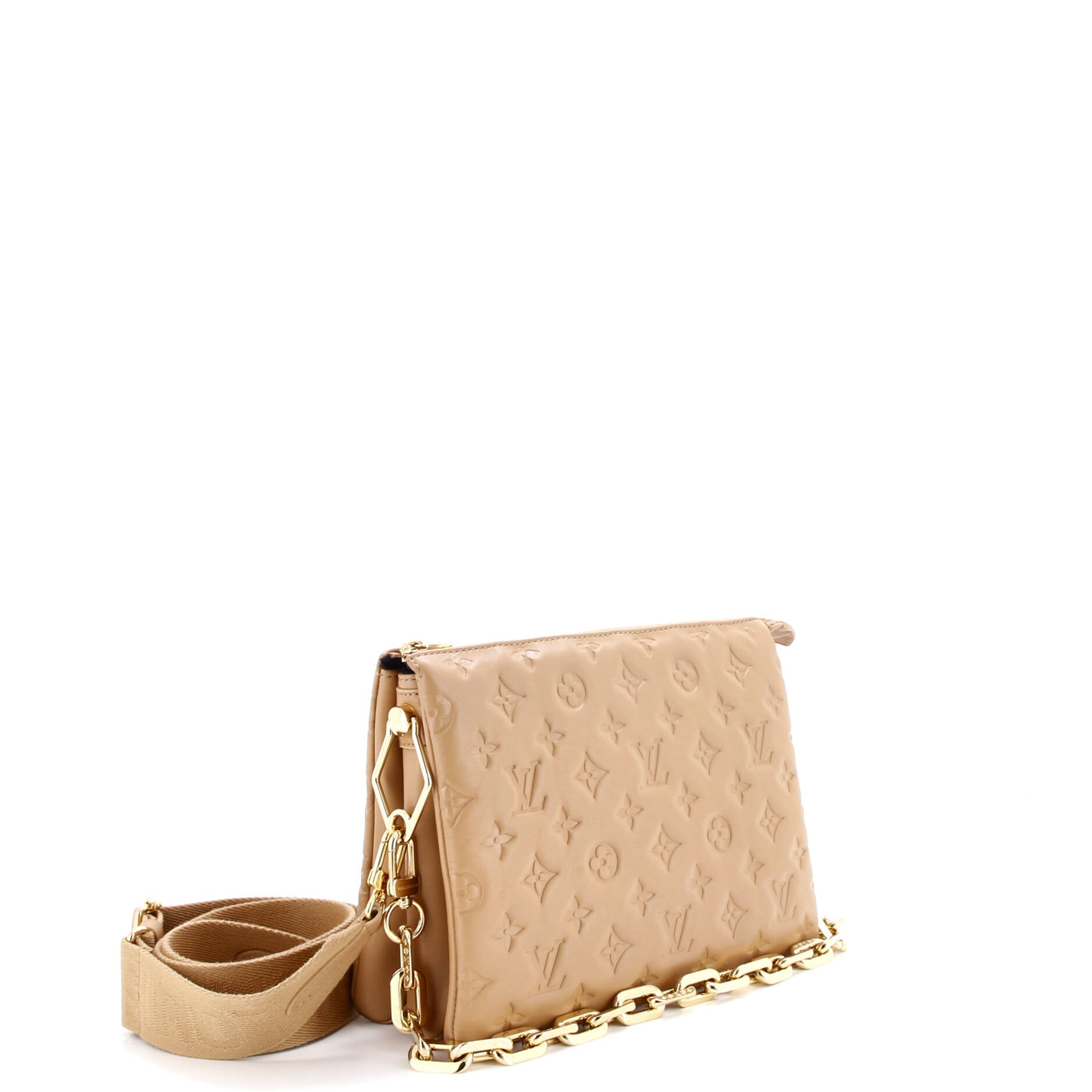 Coussin Bag Monogram Embossed Lambskin PM