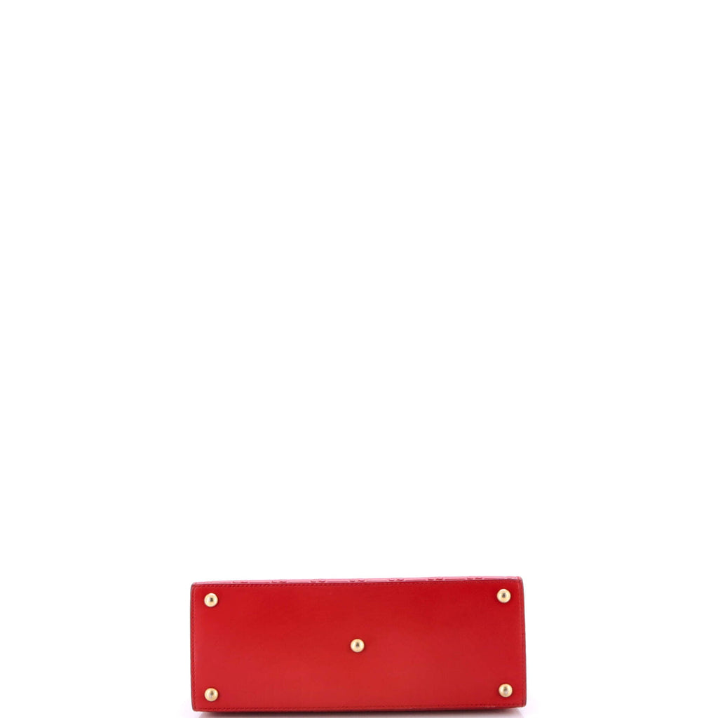 Padlock Top Handle Bag Guccissima Leather Small