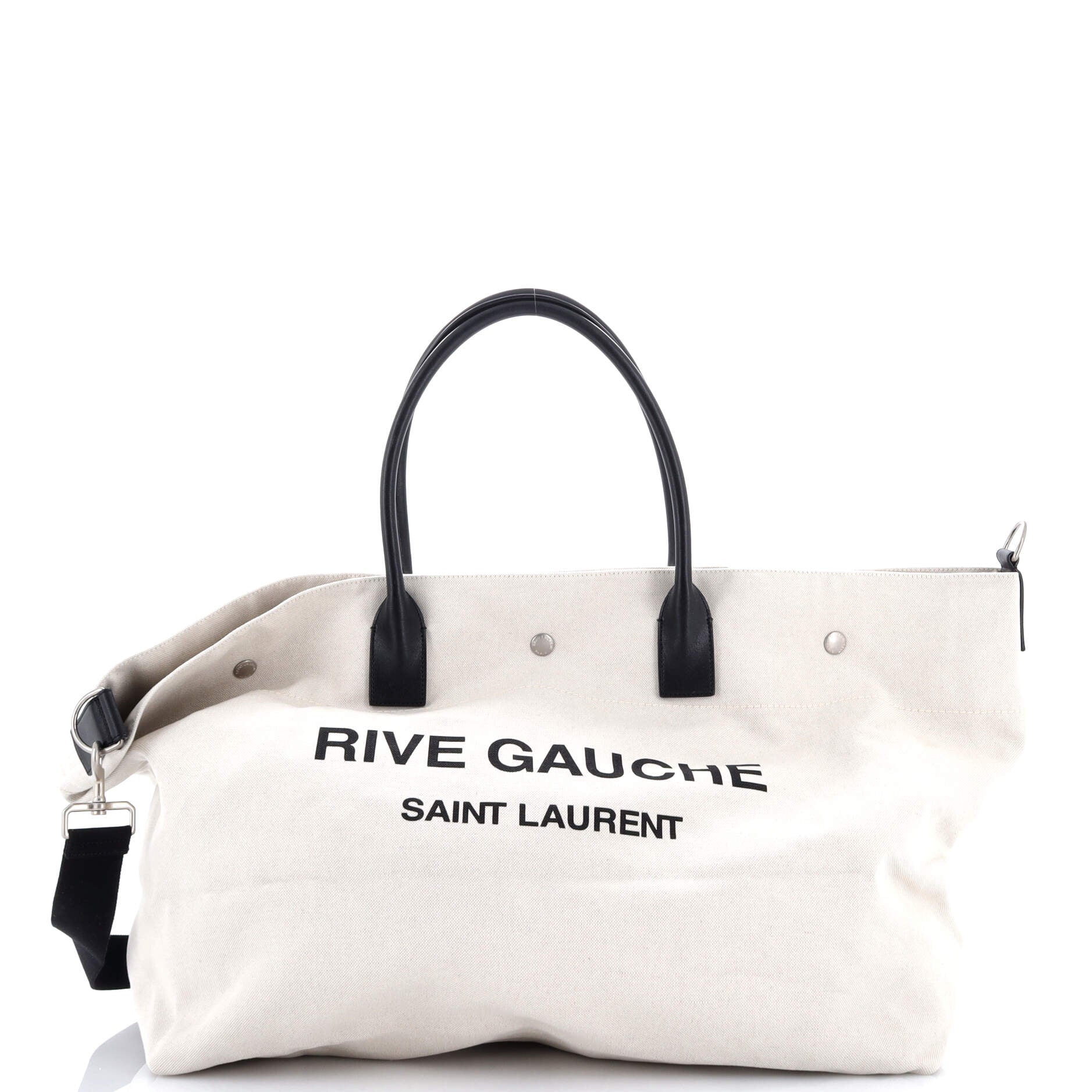Rive Gauche Shopper Tote Canvas Maxi