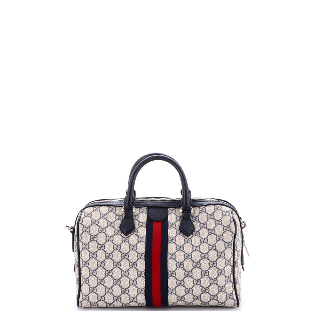 Ophidia Convertible Boston Bag GG Coated Canvas Medium
