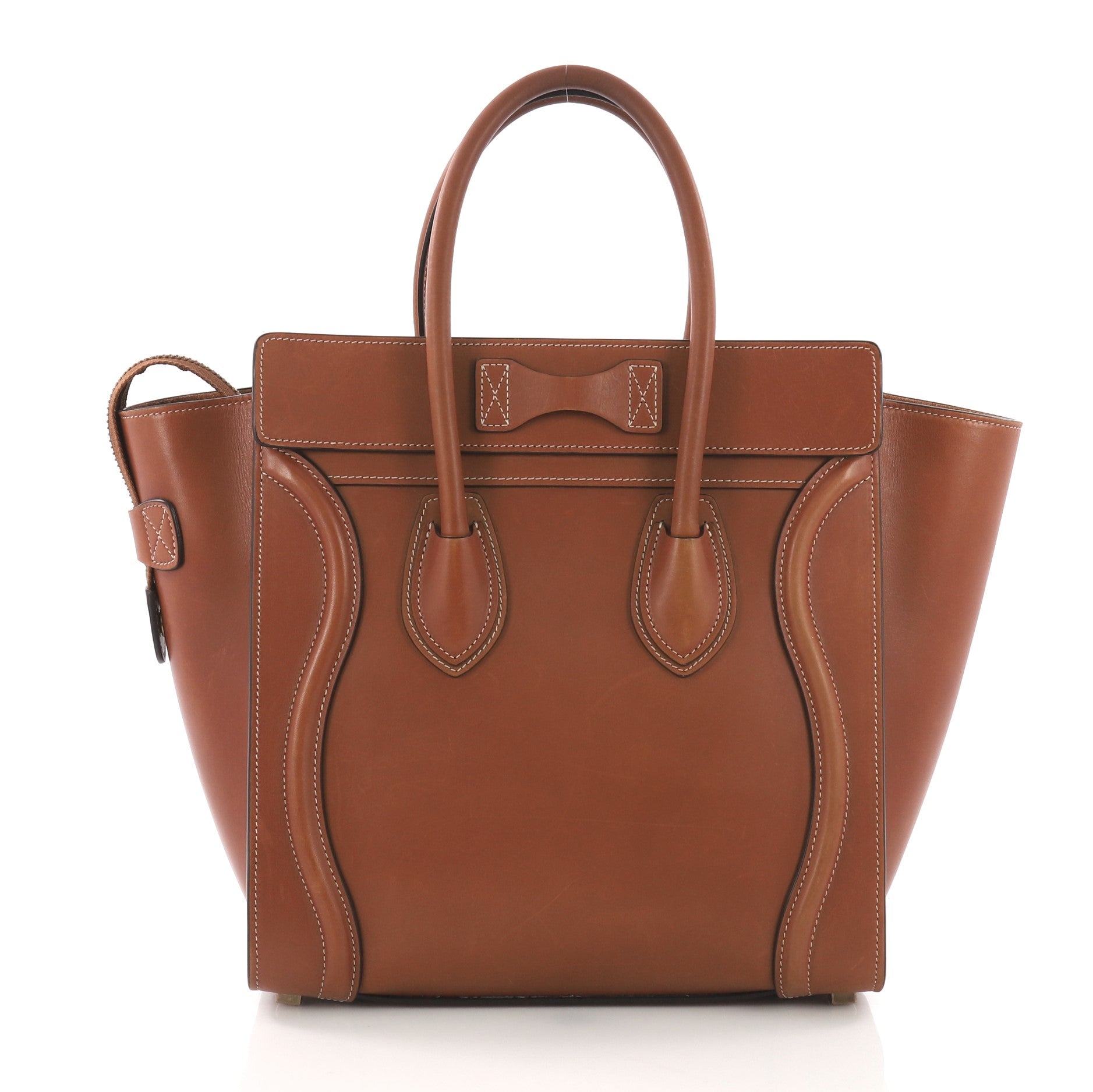 Luggage Handbag Smooth Leather Mini