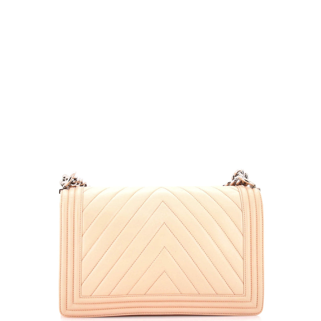 Boy Flap Bag Chevron Calfskin New Medium
