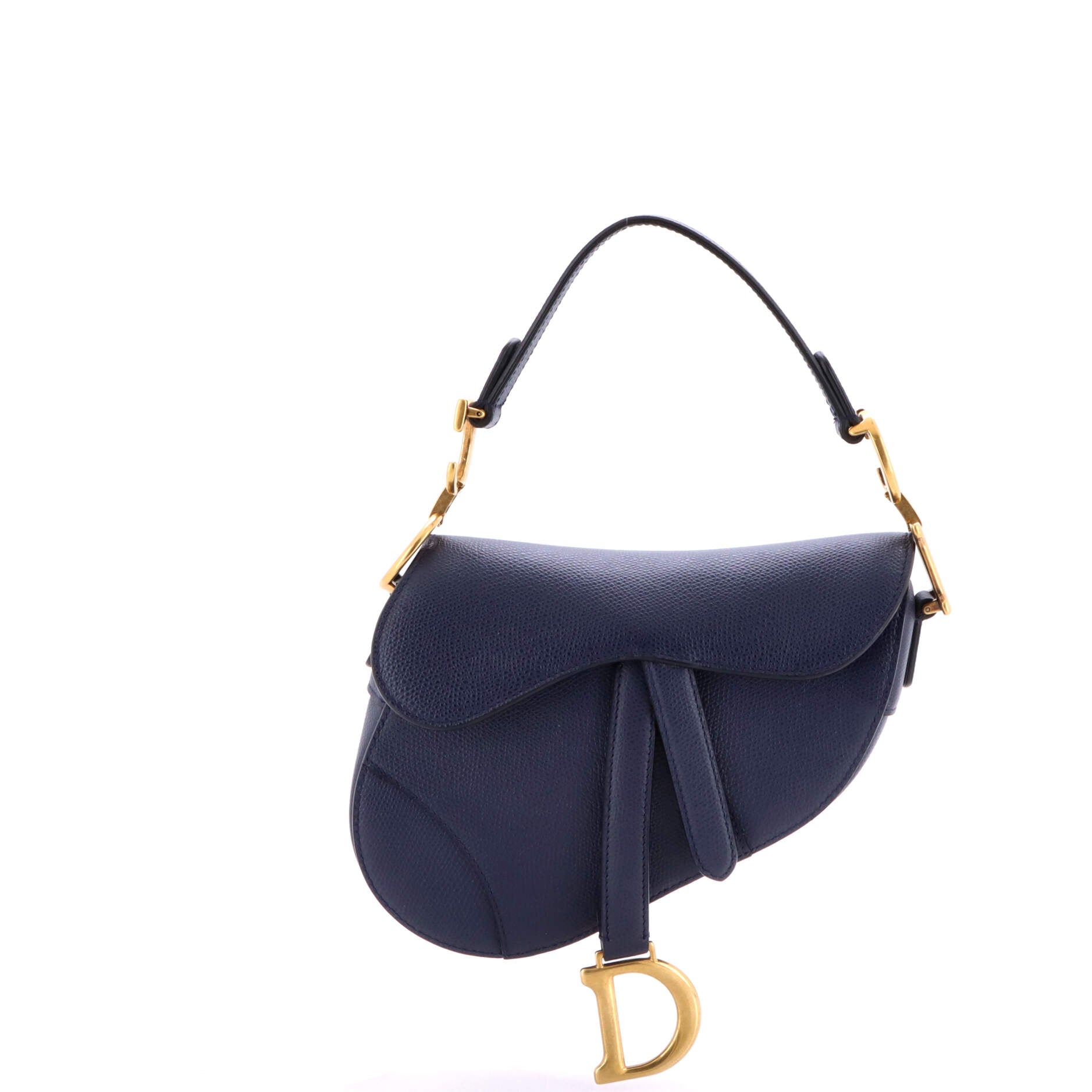 Saddle Handbag Leather Mini