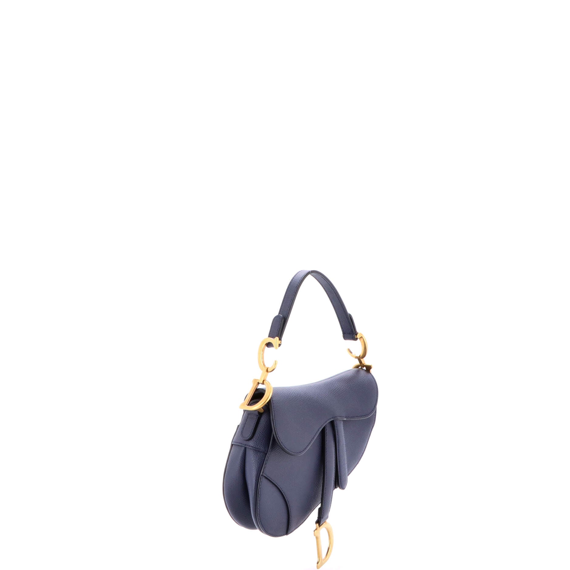Saddle Handbag Leather Mini