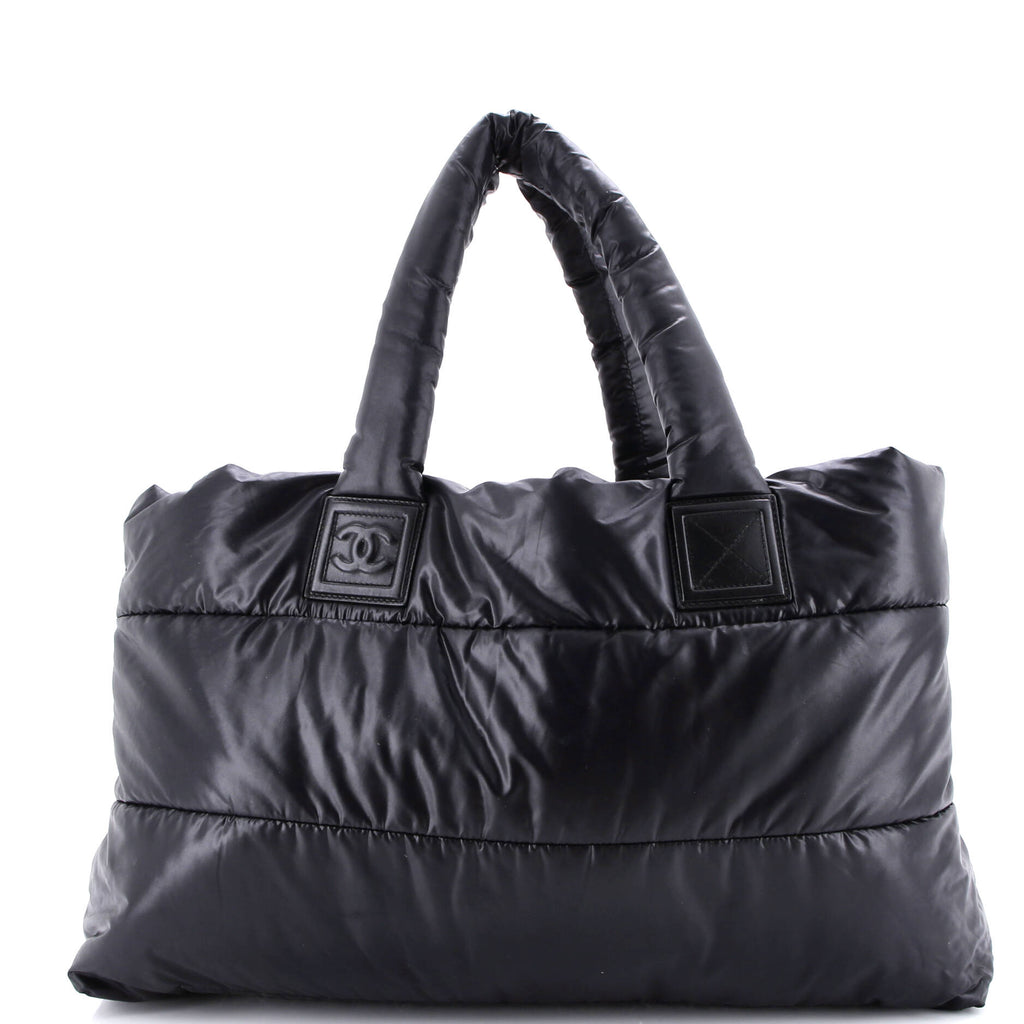 Coco Cocoon Reversible Tote Quilted Lambskin Large