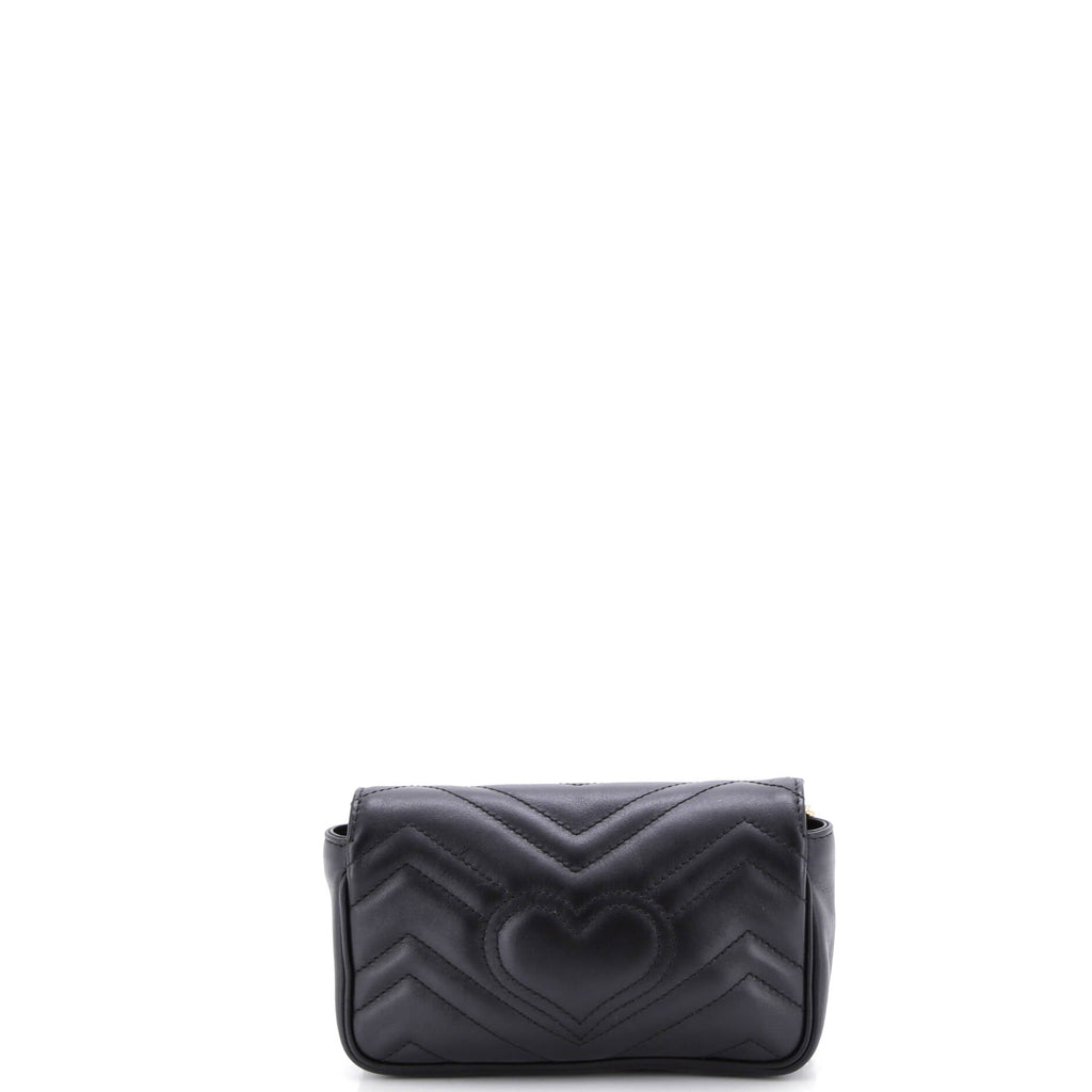 GG Marmont Flap Bag Matelasse Leather Super Mini