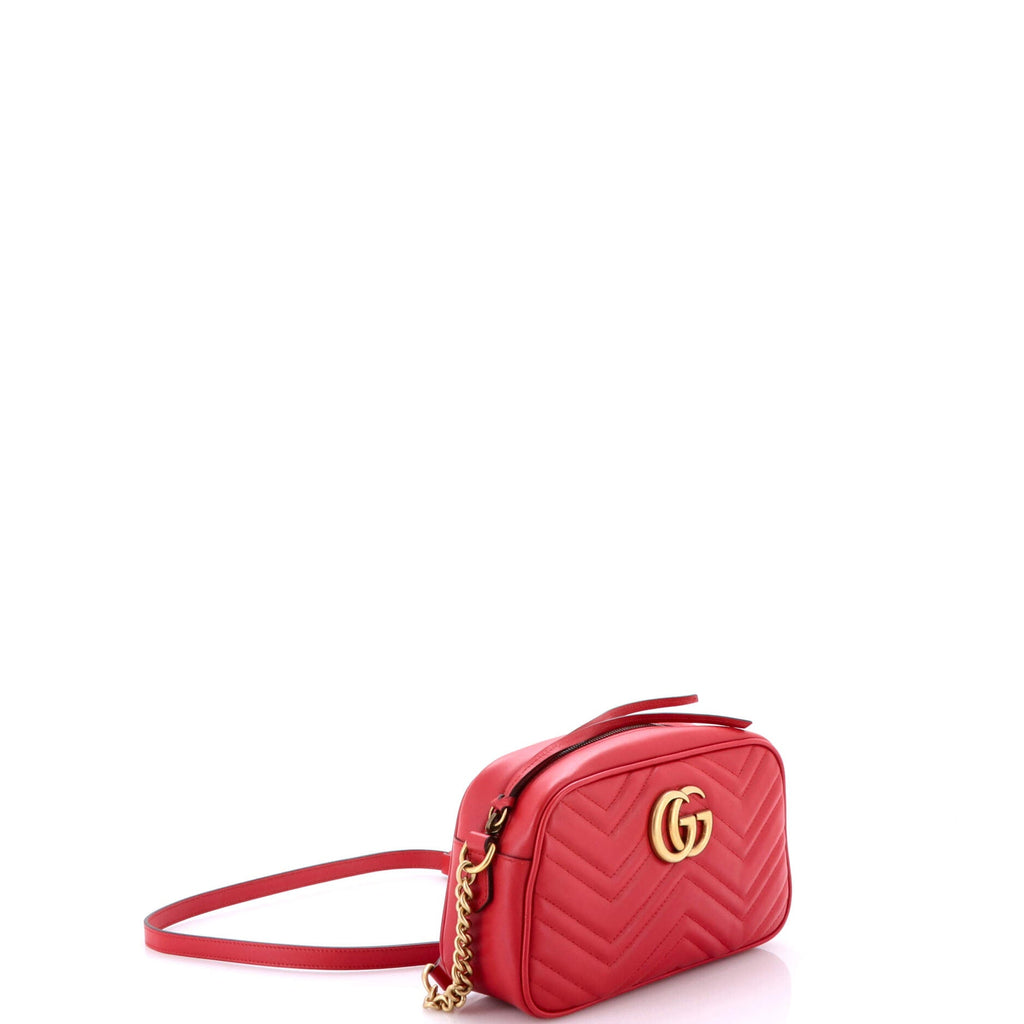 GG Marmont Shoulder Bag Matelasse Leather Small