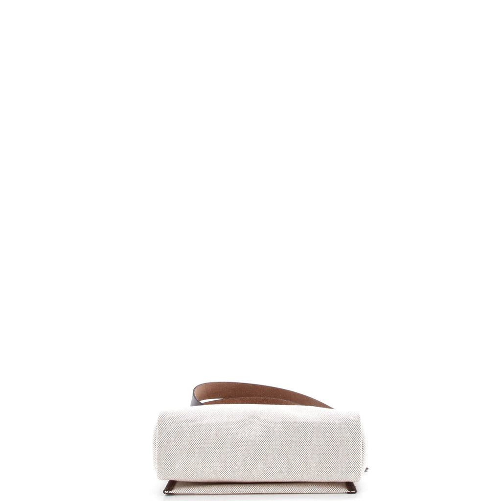 Herbag Zip Toile and Leather 20