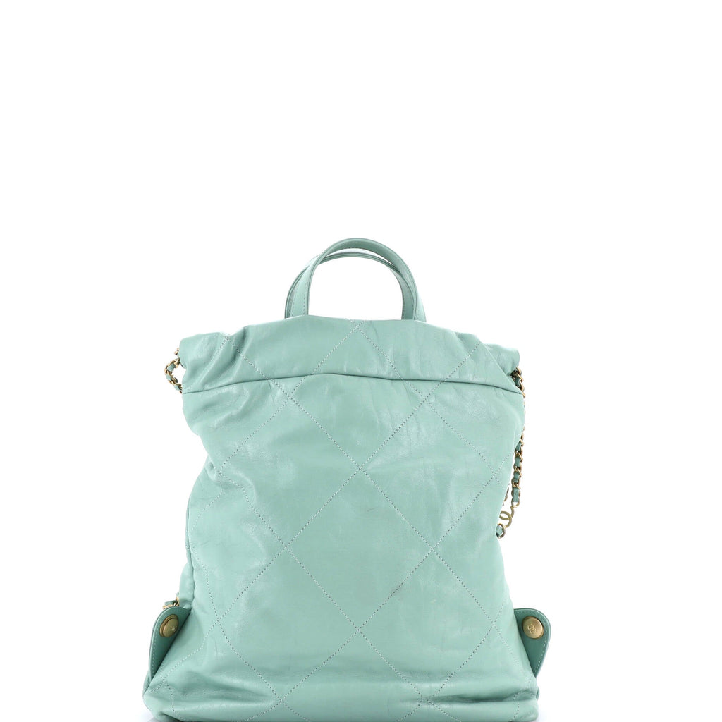 22 Chain Backpack Quilted Calfskin Medium