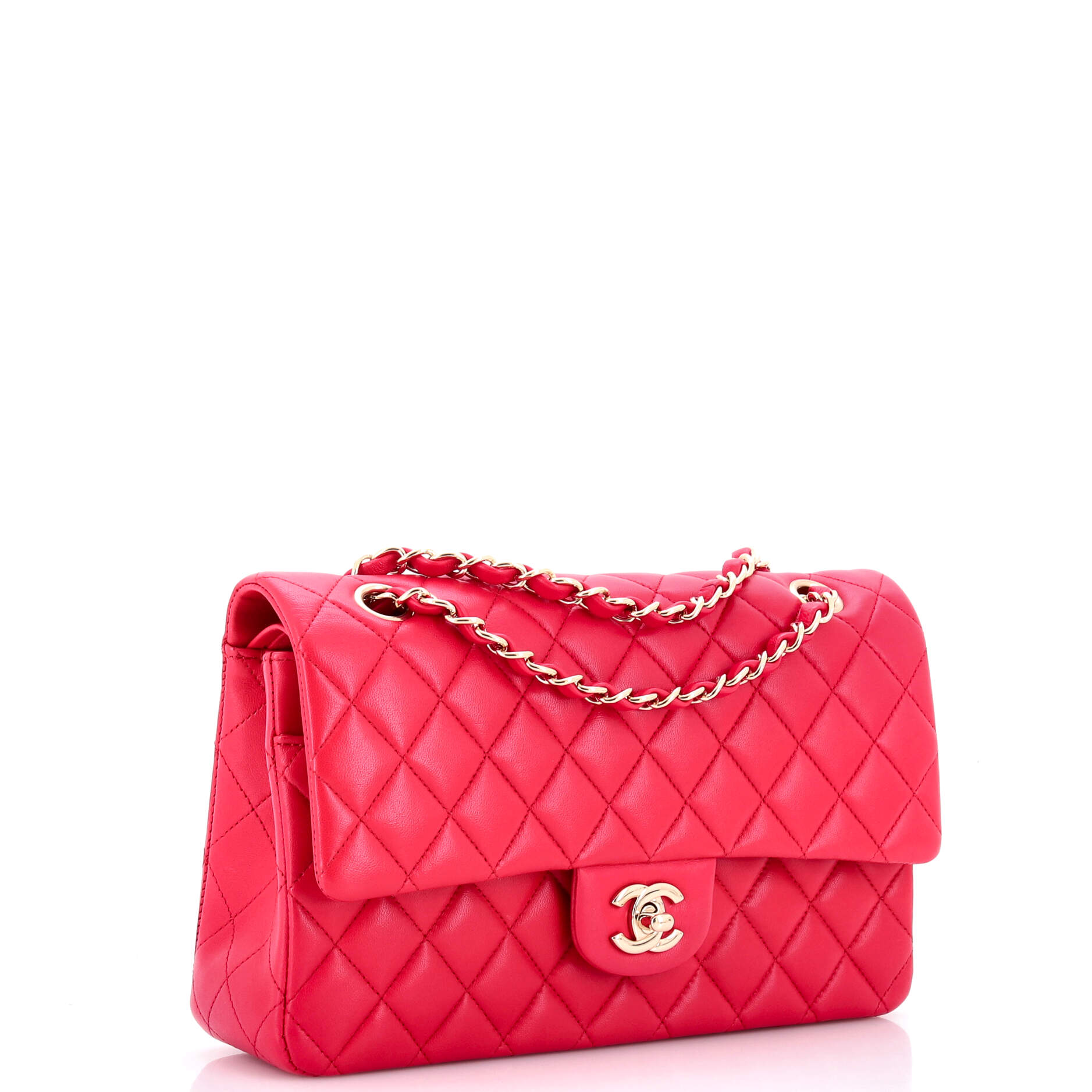 Classic Double Flap Bag Quilted Lambskin Medium