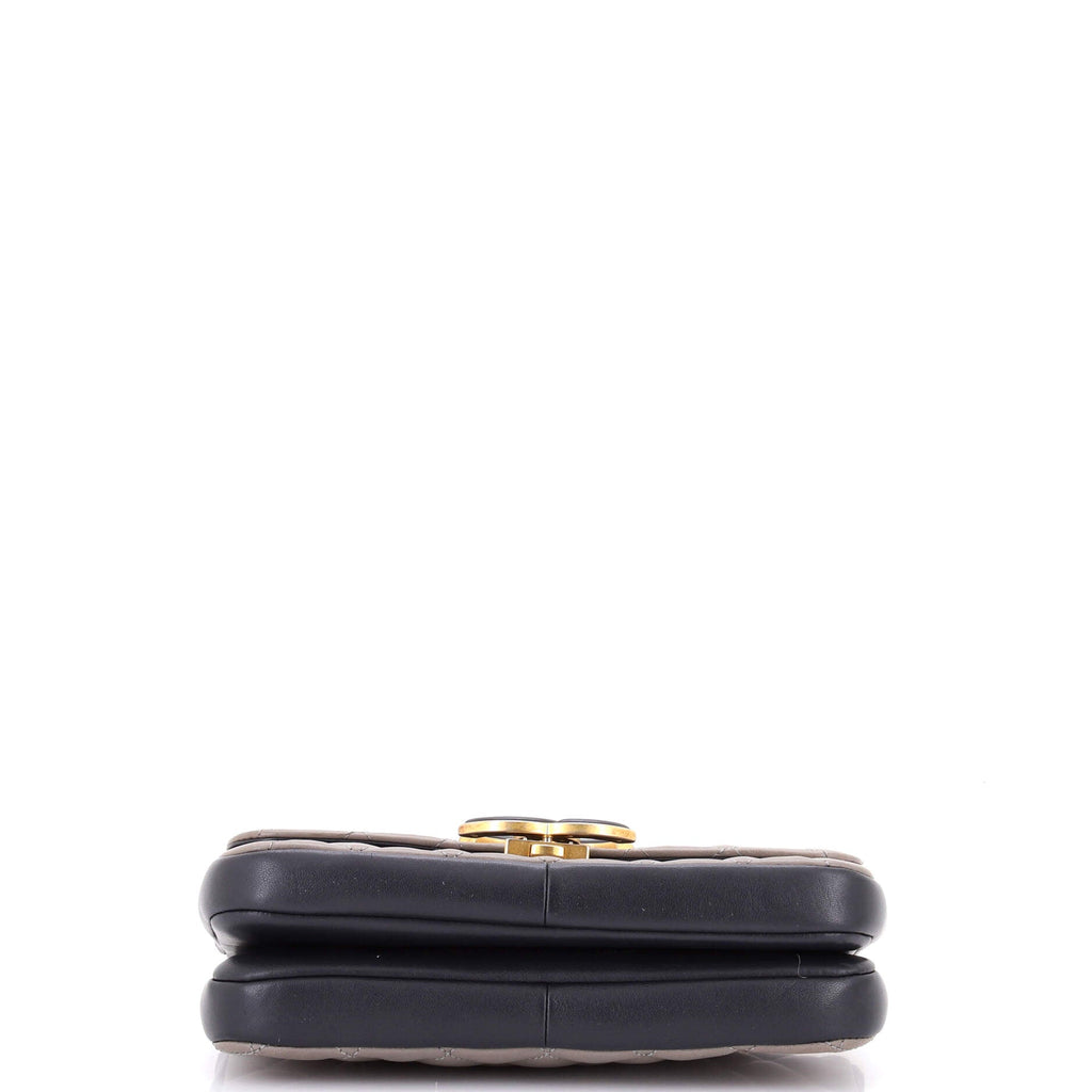 CC Chic Double Flap Bag Quilted Lambskin Small