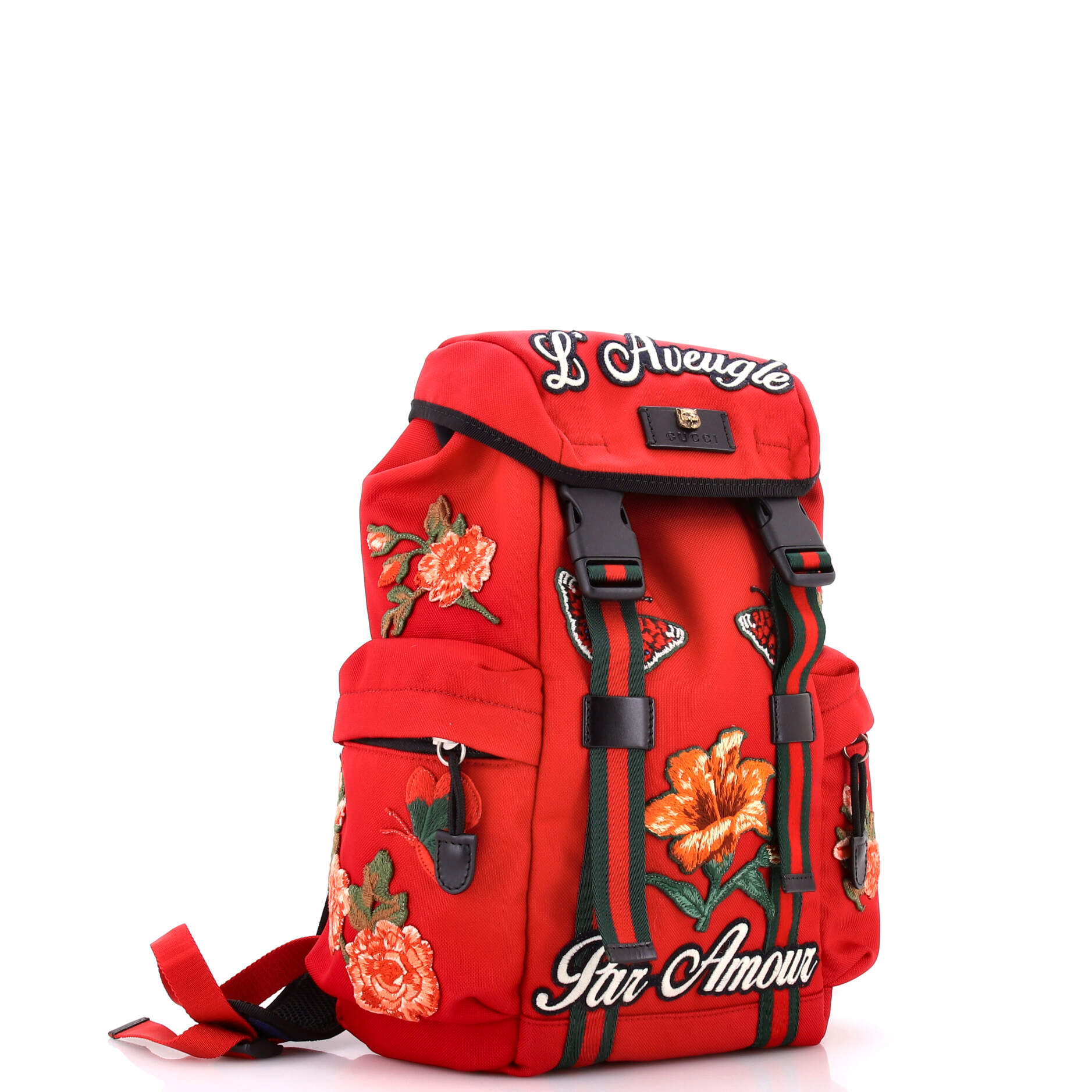 Techpack Backpack Embroidered Techno Canvas Small