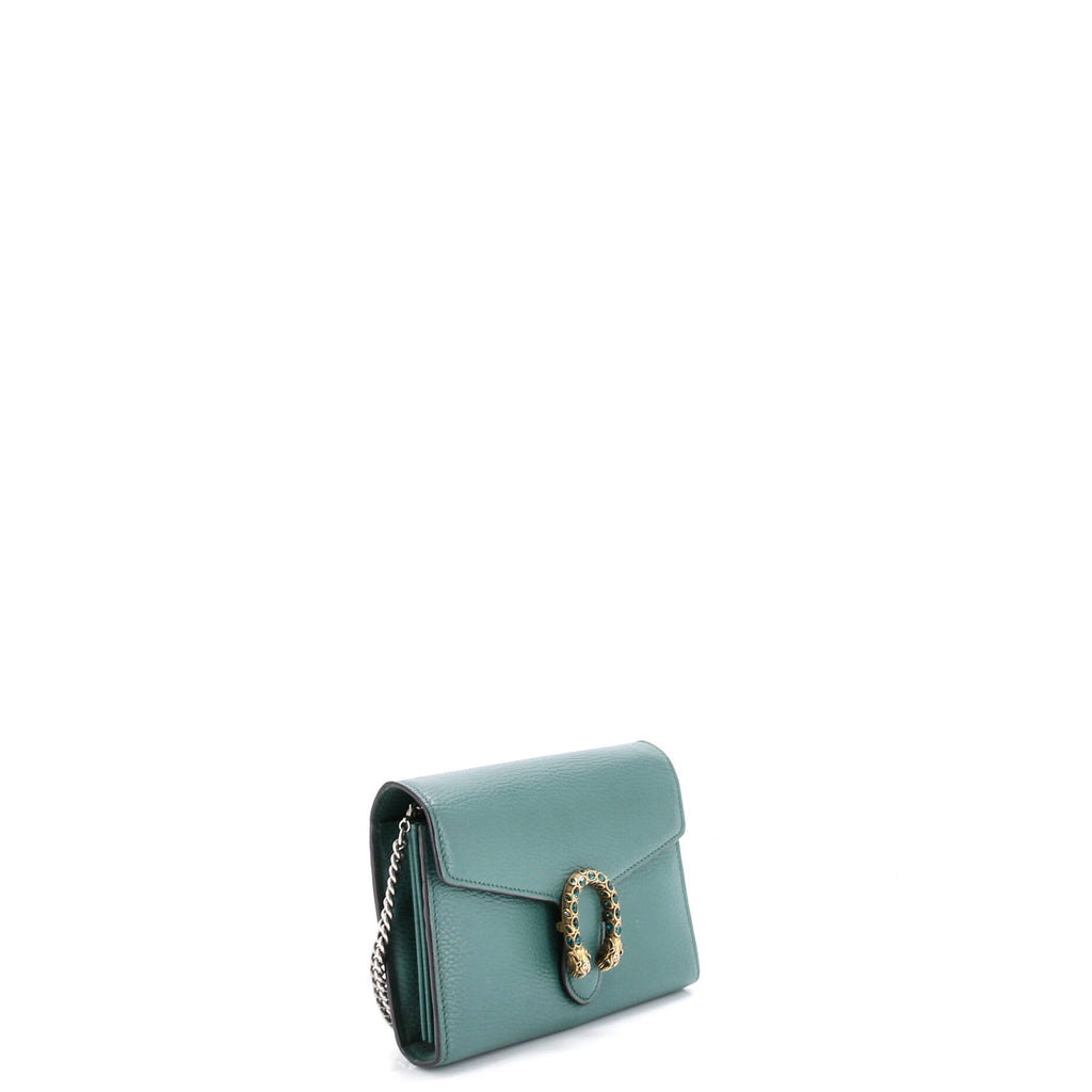 Dionysus Chain Wallet Leather with Embellished Detail Small