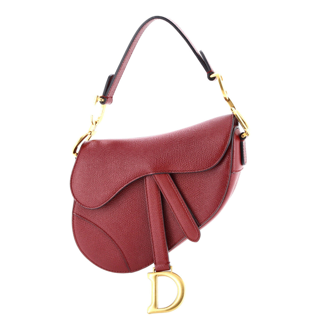 Saddle Handbag Leather Mini