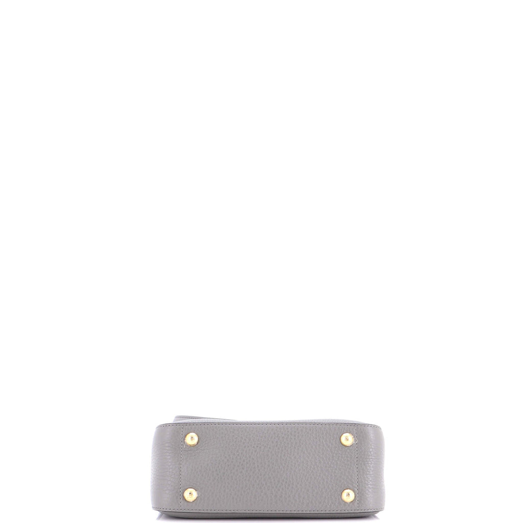 FF Handle Tote Leather Mini
