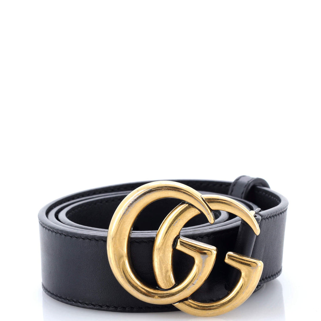 GG Marmont Belt Leather Medium 75