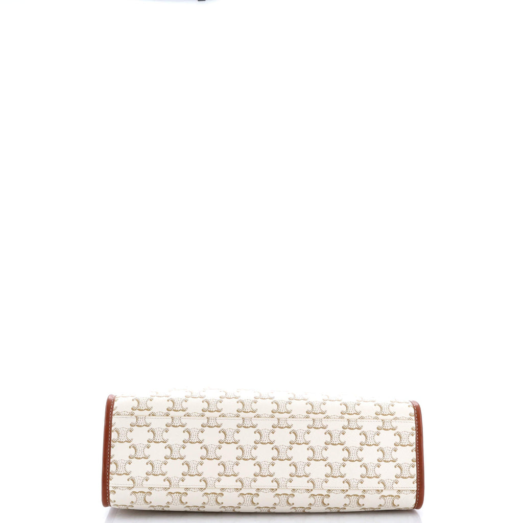 Horizontal Cabas Tote Triomphe Coated Canvas Mini