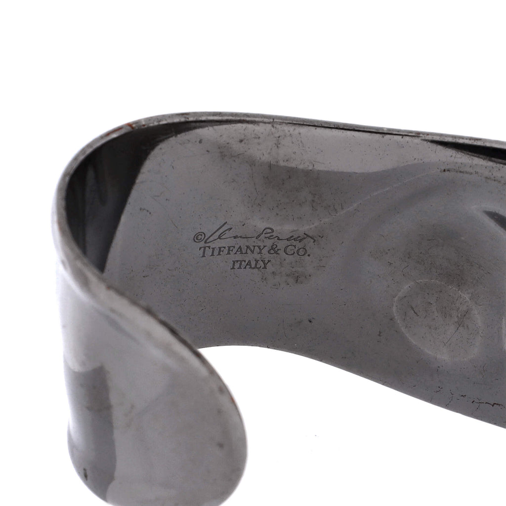 Elsa Peretti Left Wrist Bone Cuff Bracelet Ruthenium Medium