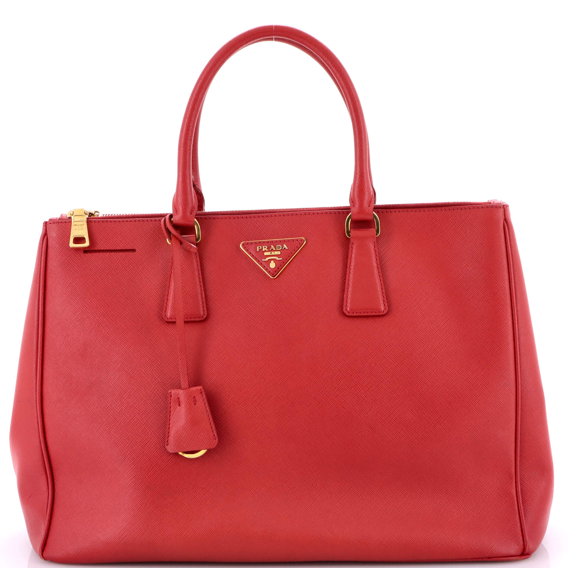 Galleria Double Zip Tote Saffiano Leather Large