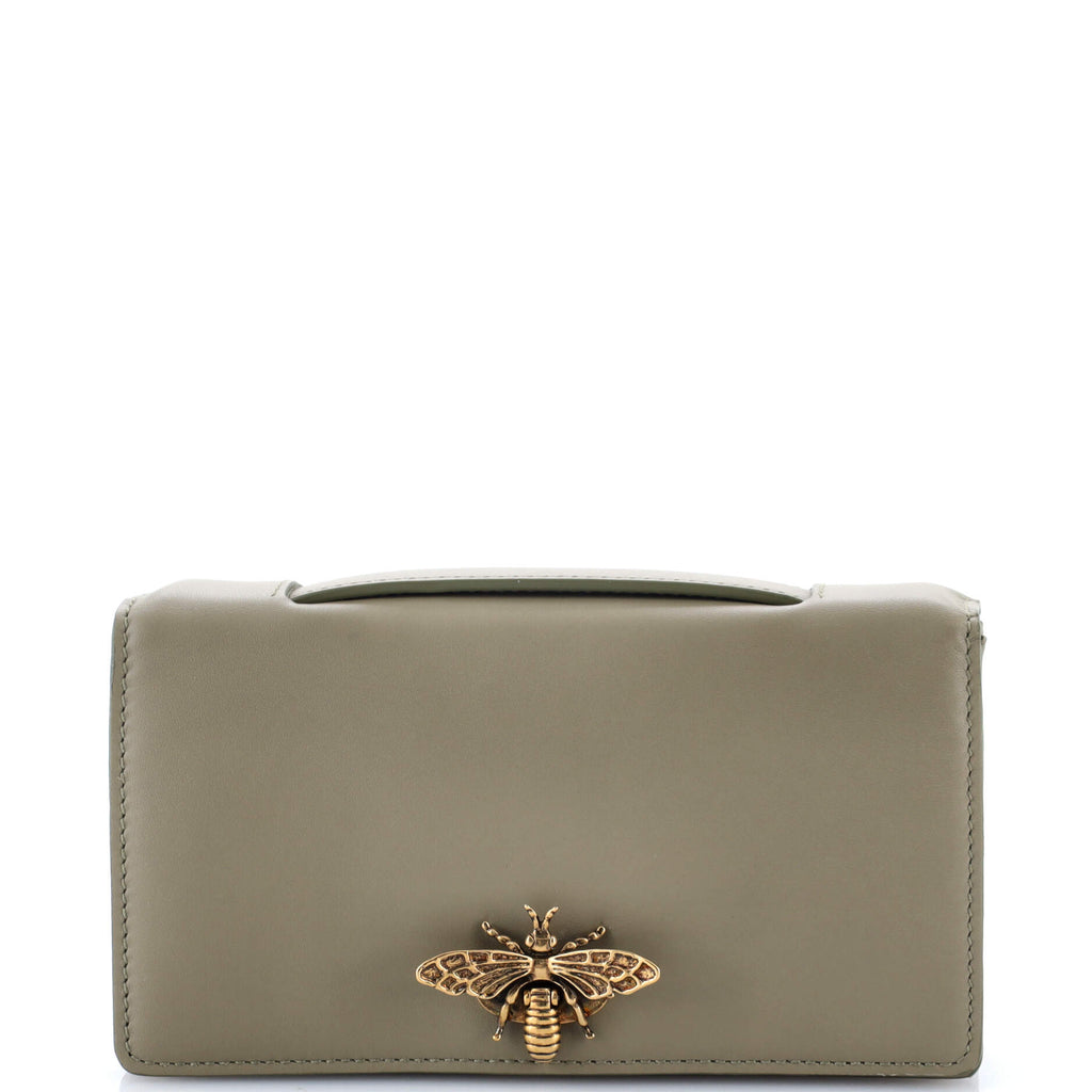 Bee Clutch Leather