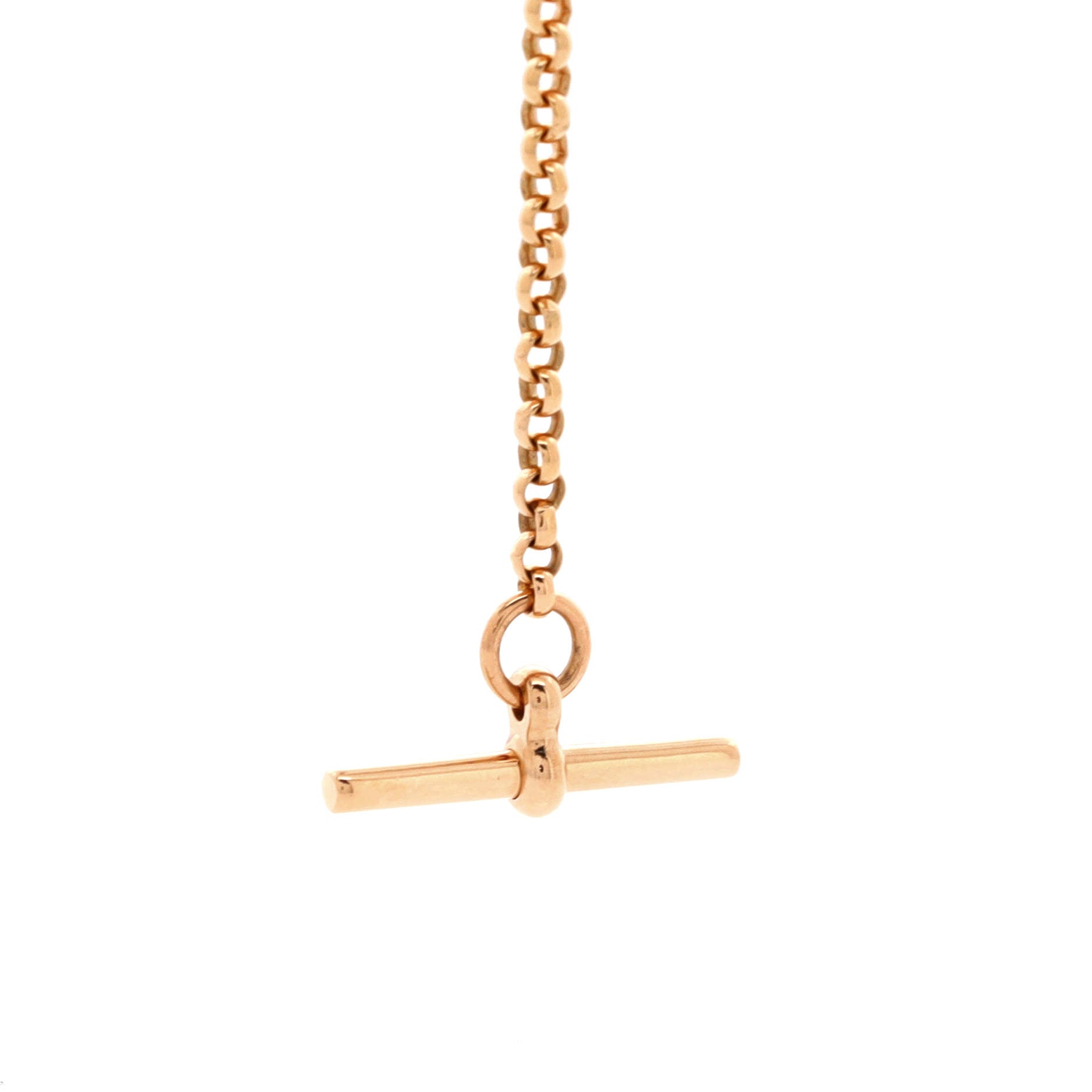 Ex-Libris Pendant Necklace 18K Rose Gold with Diamond Small