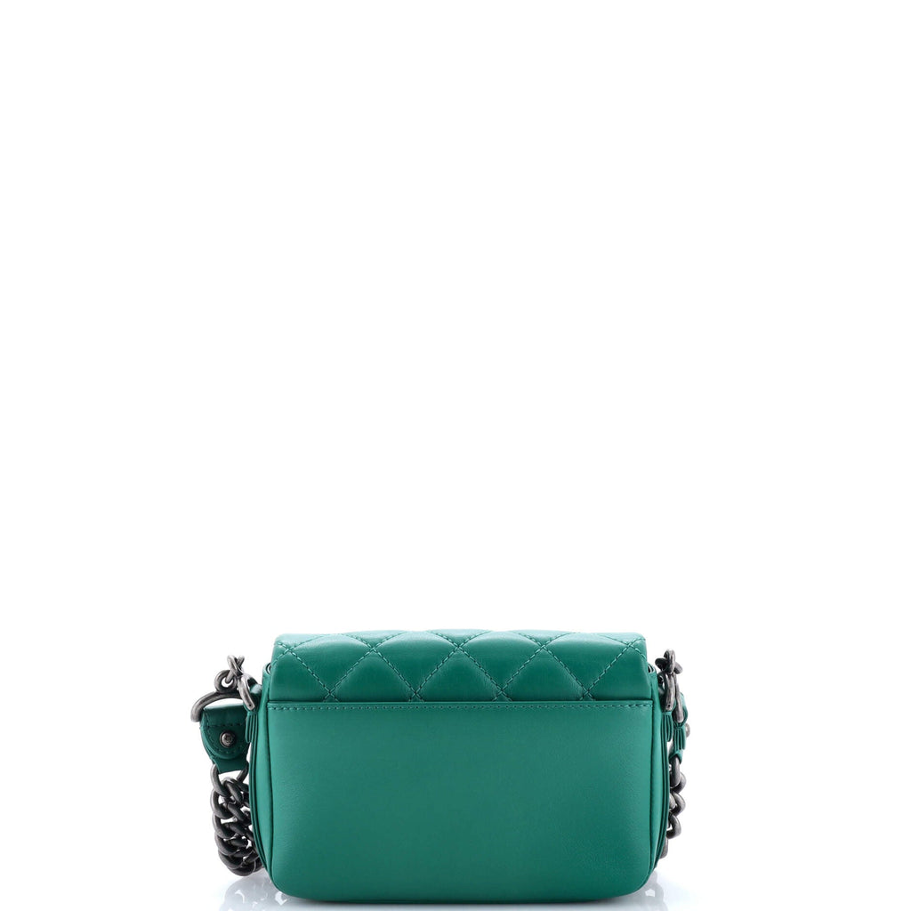 Rock My Shoulder Flap Bag Quilted Calfskin Mini