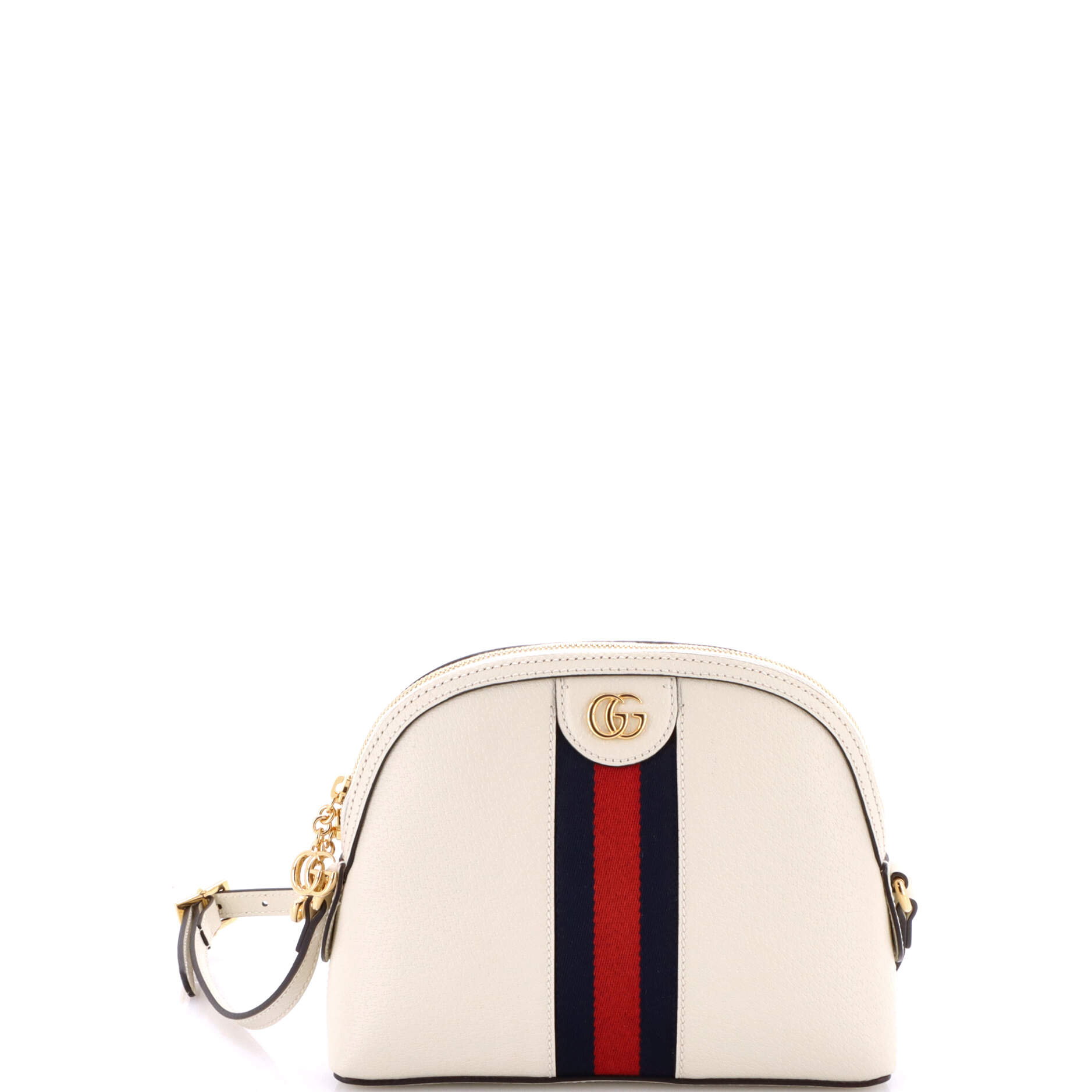 Ophidia Dome Shoulder Bag Leather Small