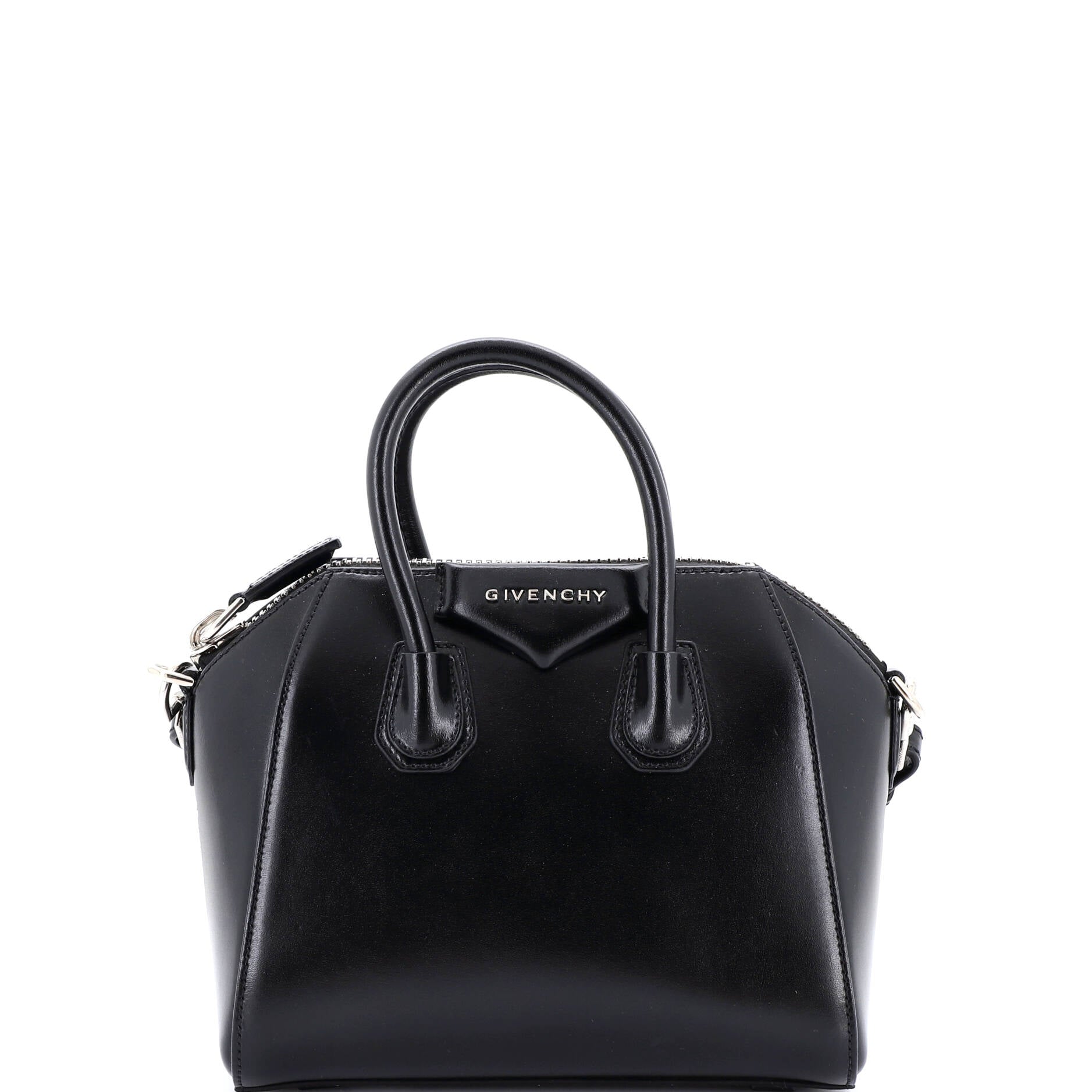 Antigona Bag Glazed Leather Mini