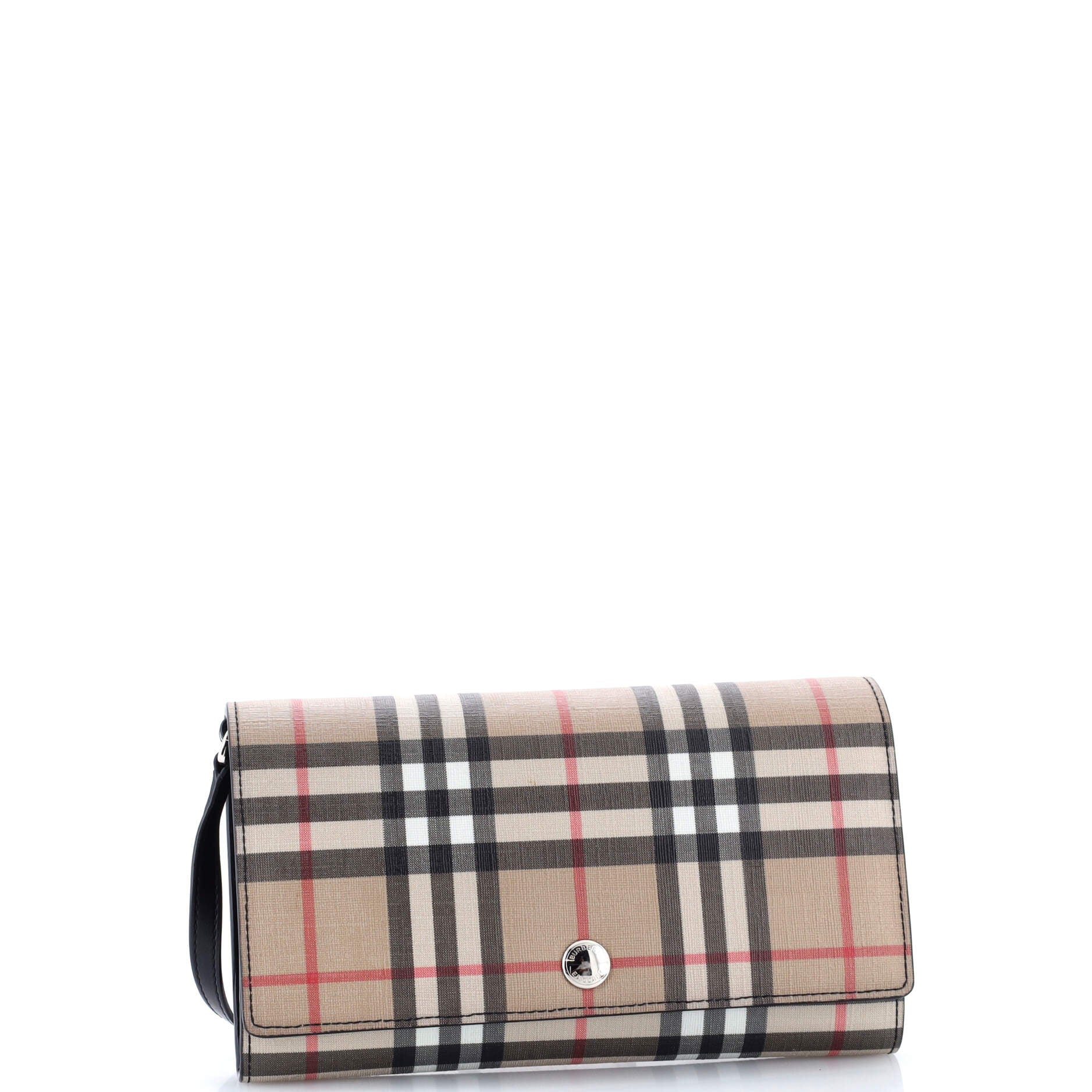 Hannah Wallet on Strap Vintage Check Canvas