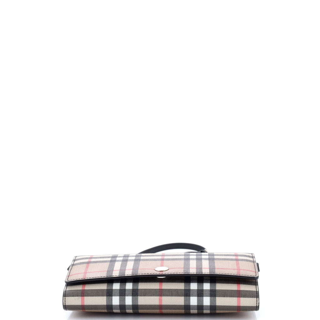 Hannah Wallet on Strap Vintage Check Canvas