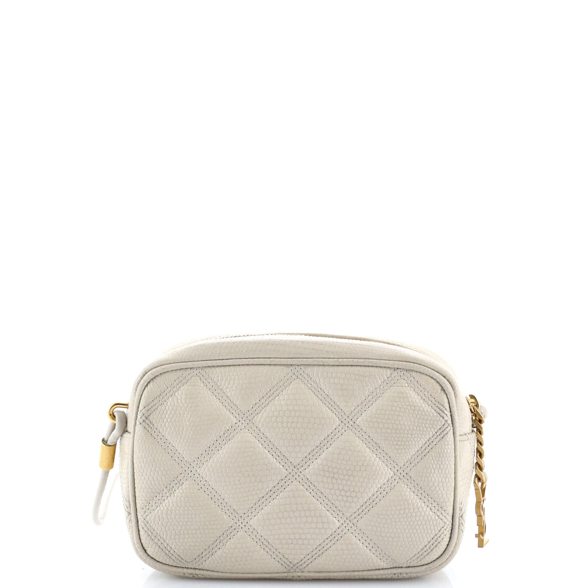 Becky Camera Bag Quilted Lizard Embossed
