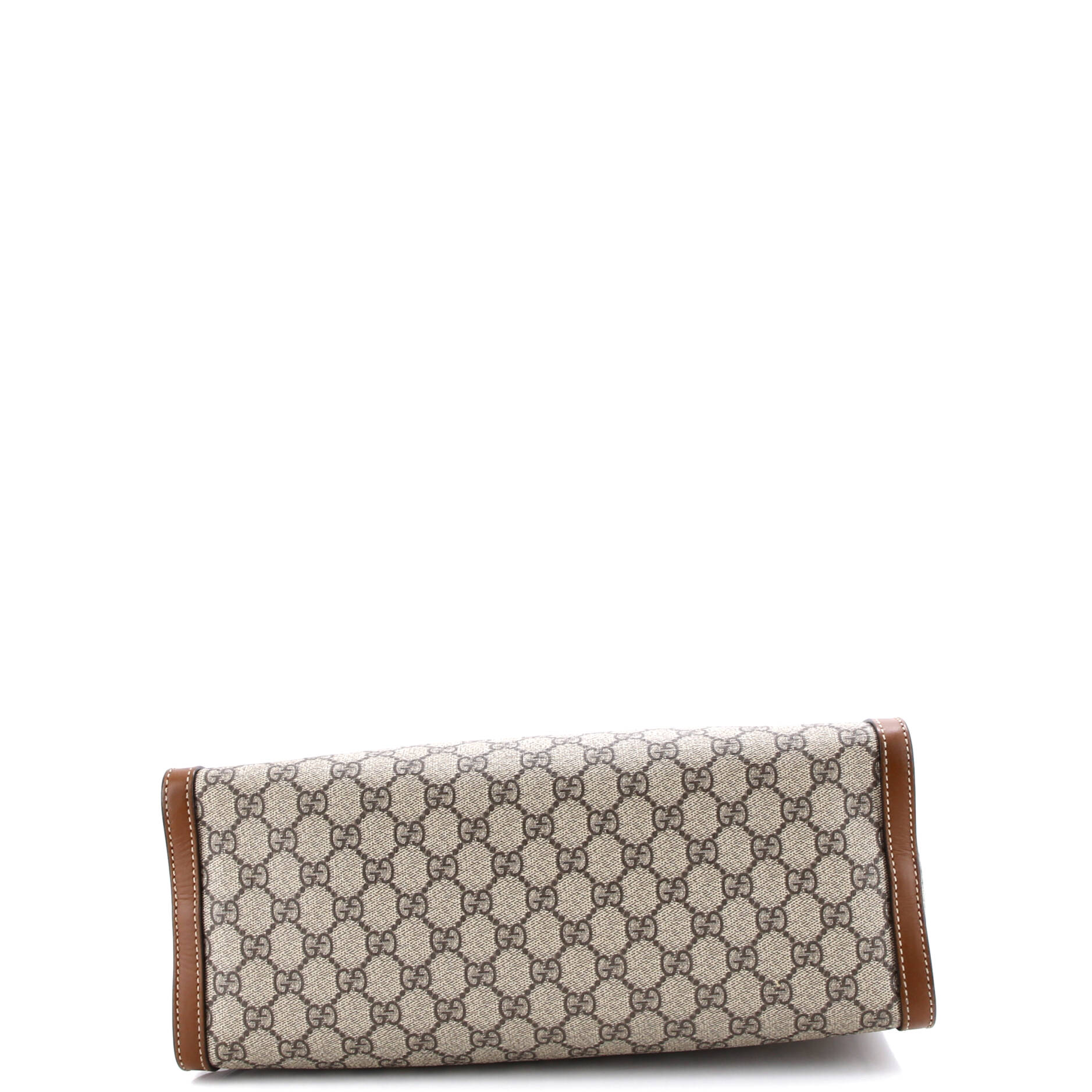 Padlock Chain Tote GG Coated Canvas with Leather Medium