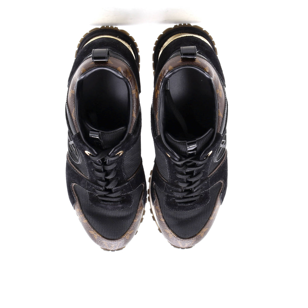 Women's Run Away Sneakers Mesh with Monogram Canvas and Suede