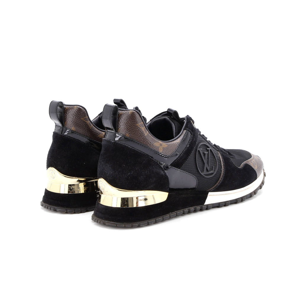 Women's Run Away Sneakers Mesh with Monogram Canvas and Suede