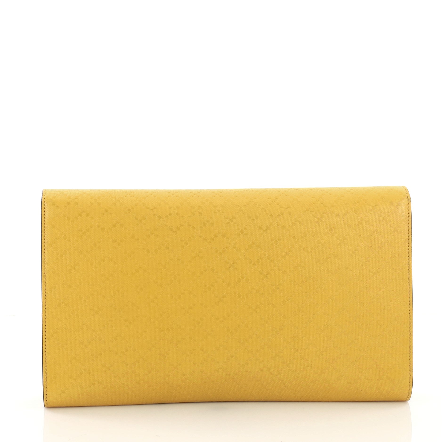 Bright Clutch Diamante Leather Large