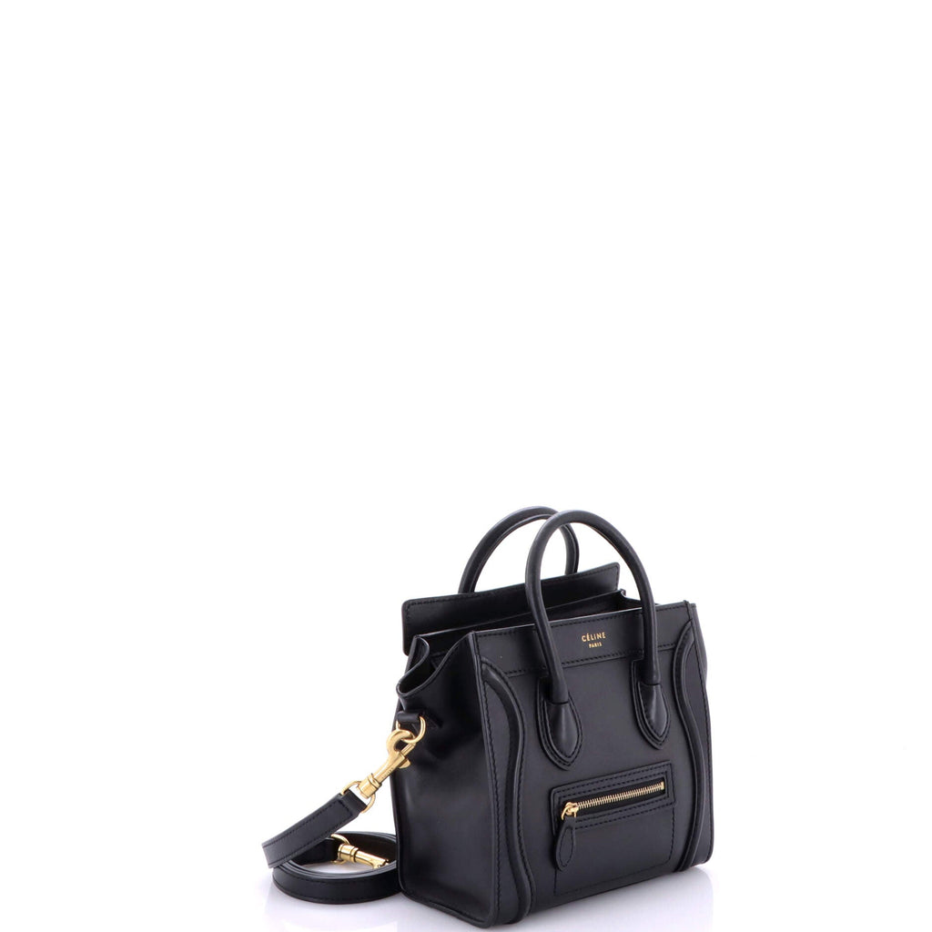 Luggage Bag Smooth Leather Nano