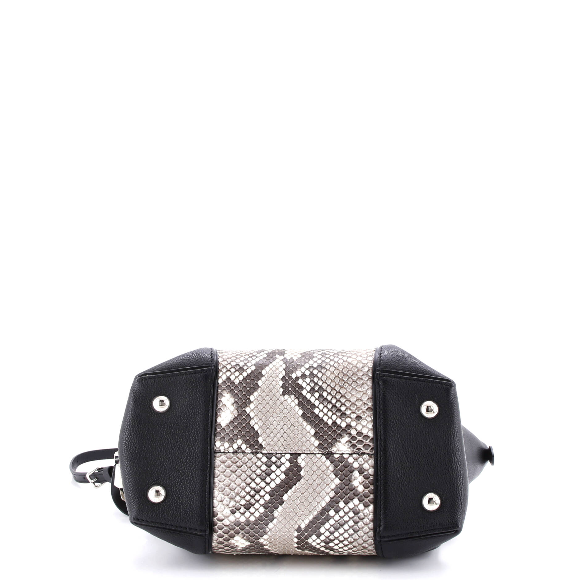 Soft Lockit Handbag Leather and Python PM