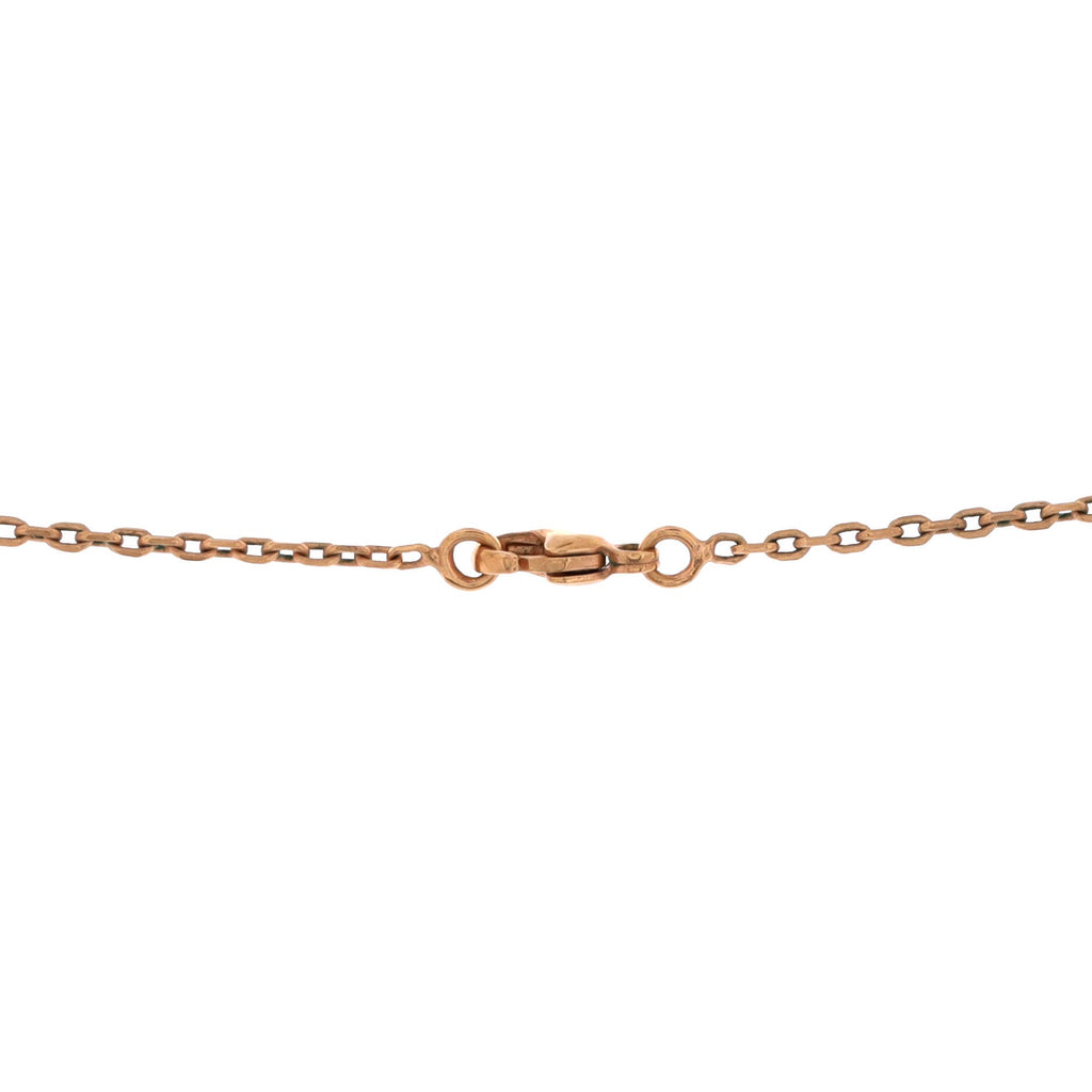 Pop H Pendant Chain Necklace Metal and Enamel