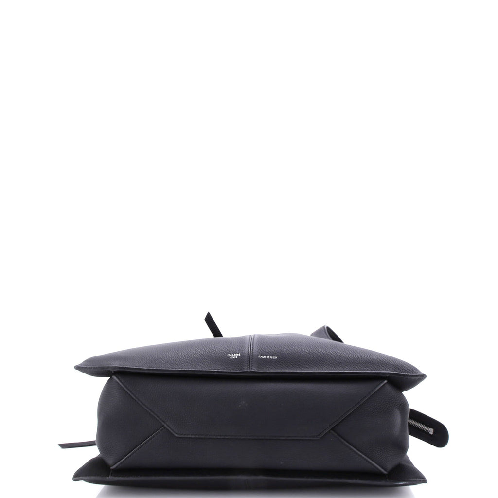 Tri-Fold Shoulder Bag Grained Calfskin Medium