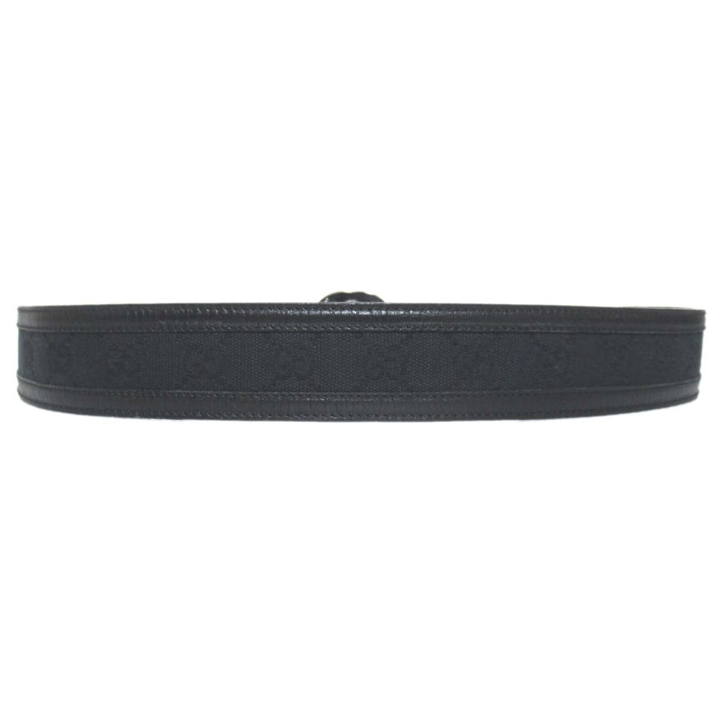 Gucci Interlocking G GG Canvas Leather Belt