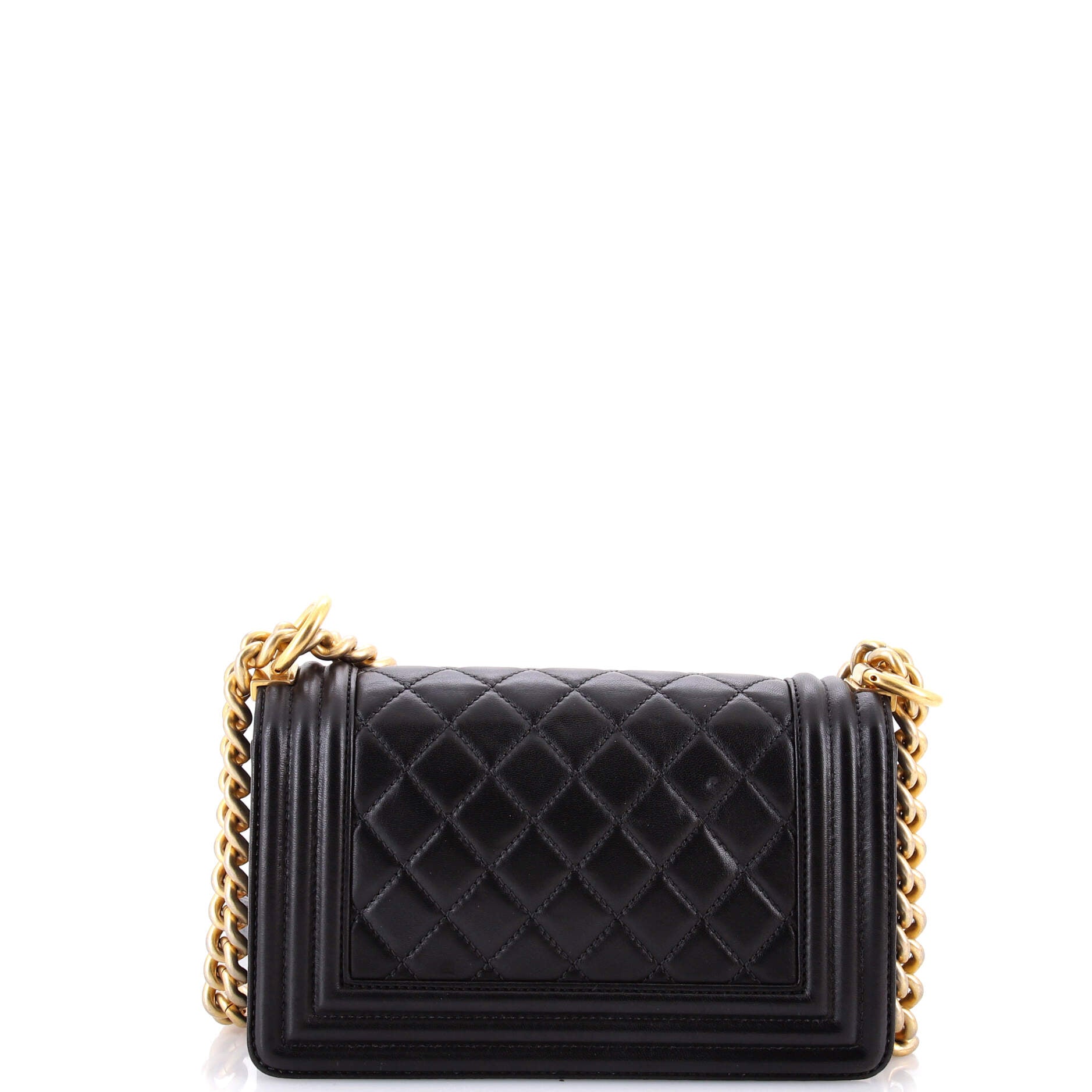 Boy Flap Bag Quilted Lambskin Small