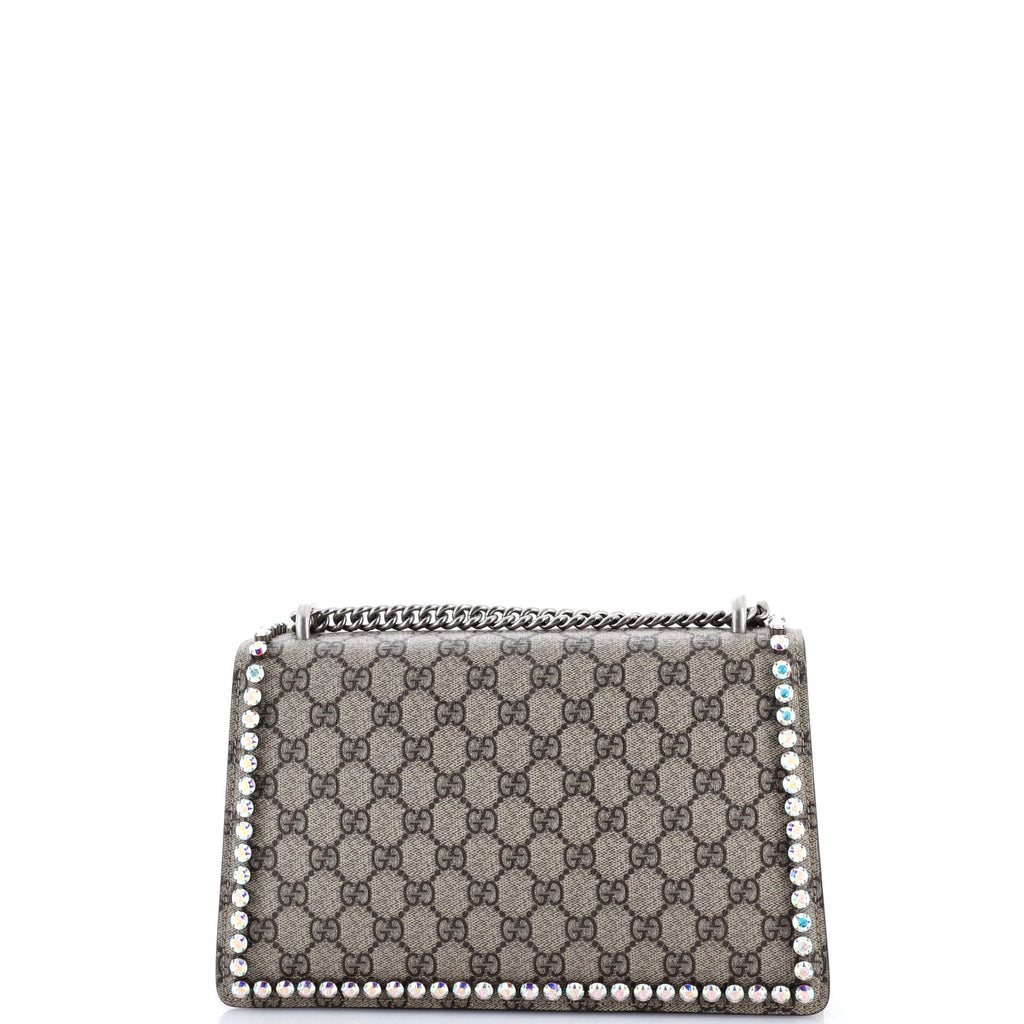 Dionysus Bag Crystal Embellished GG Coated Canvas Small