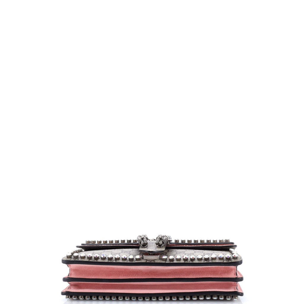 Dionysus Bag Crystal Embellished GG Coated Canvas Small