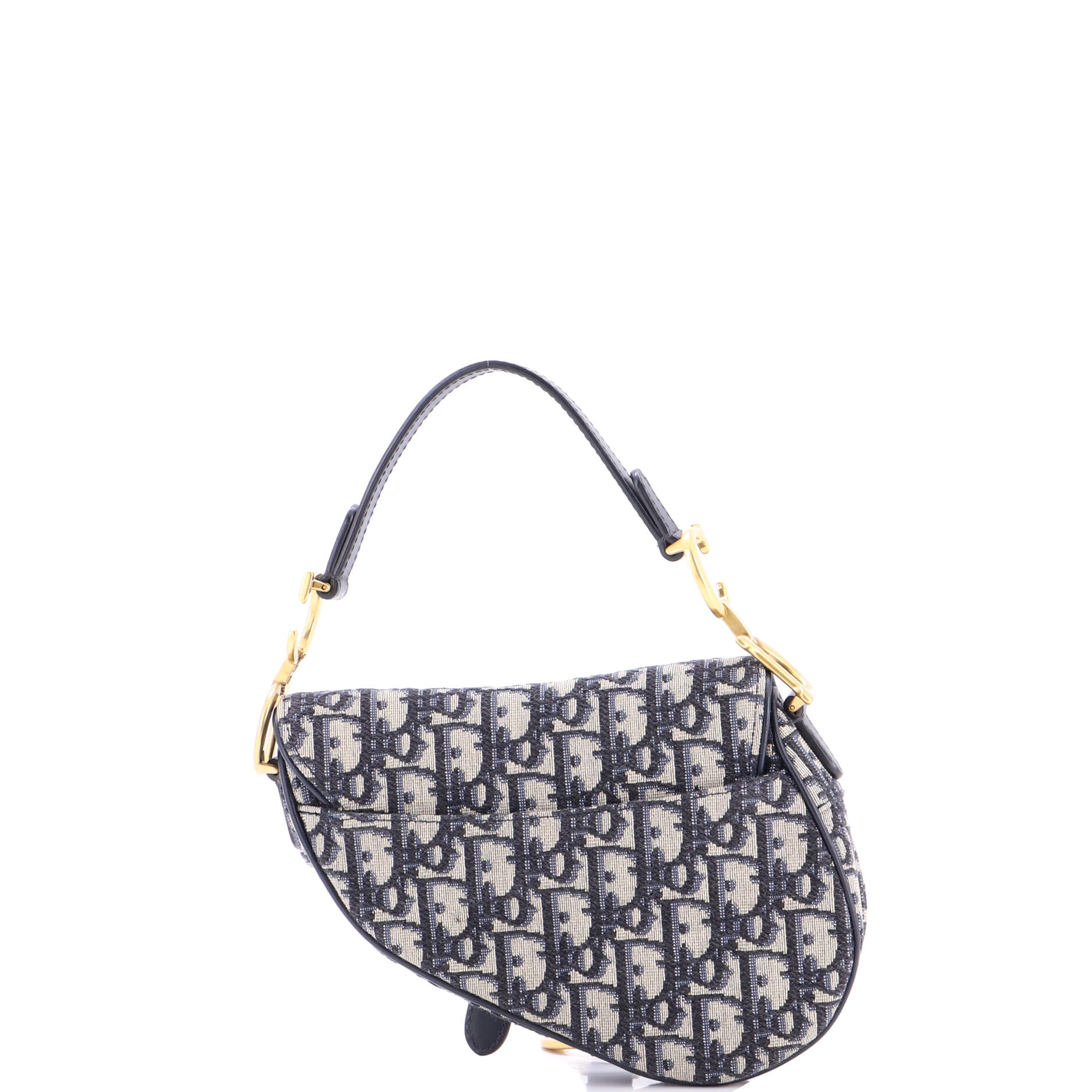 Saddle Handbag Oblique Canvas Mini